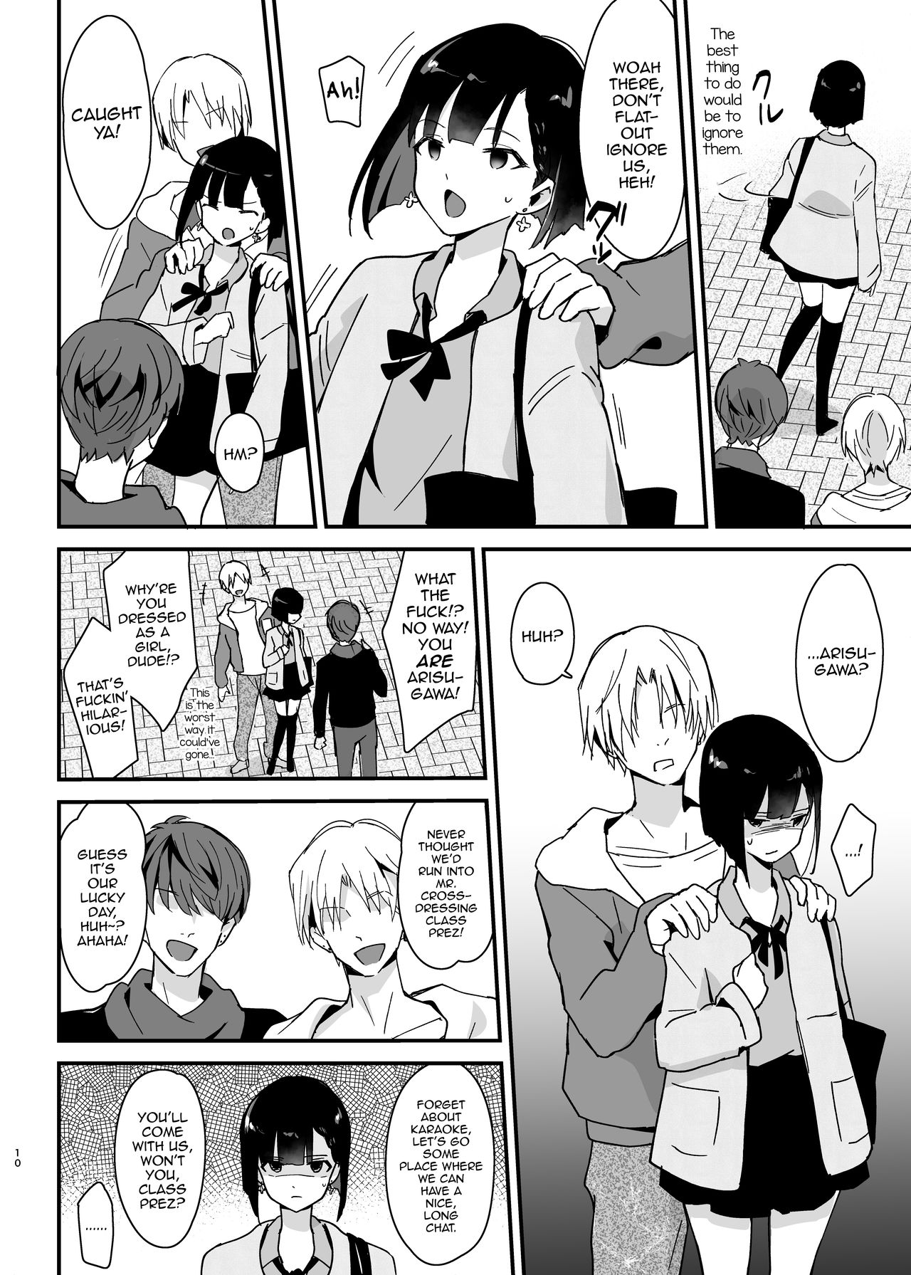 Iinchou wa Furyou Chinpo ni Otosareru page 9 full