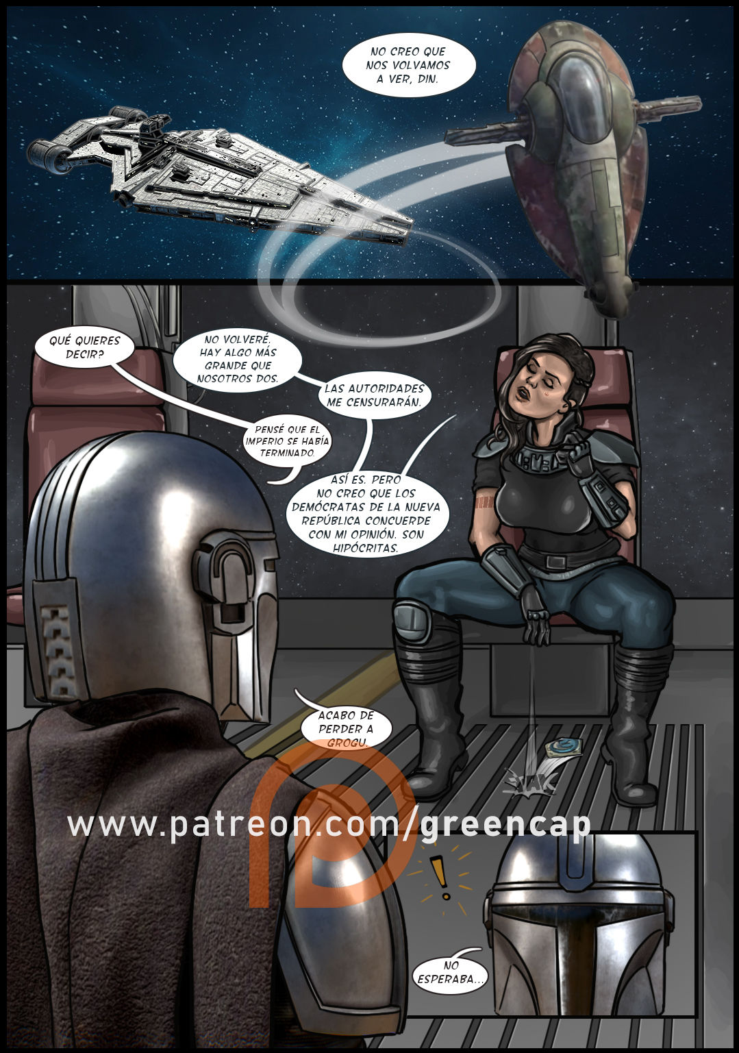 Cara Dune Leaves The Mandalorian page 3 full