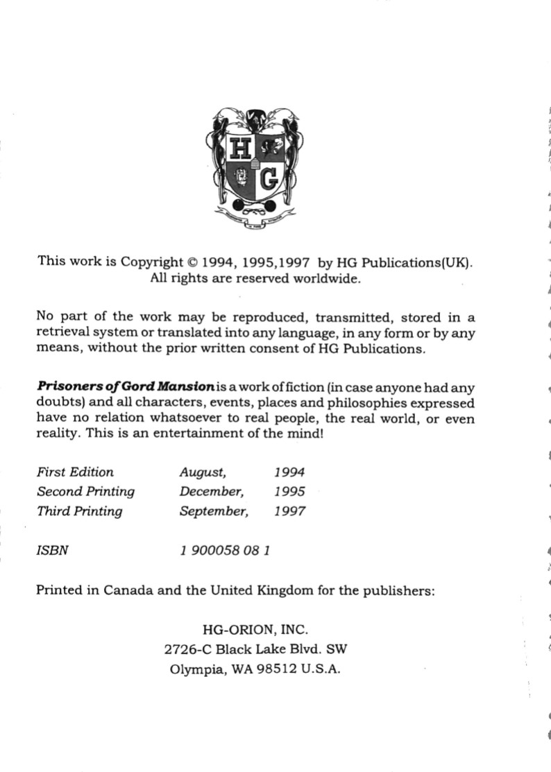 House of Gord BD-008 - 2477 AD - Part 4 - Prisoners of Gord Mansion page 3 full
