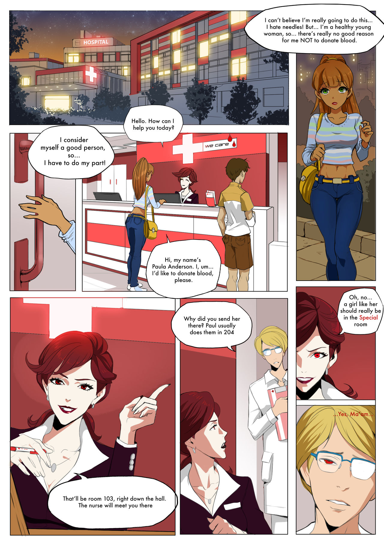 Blood Drive page 1 full