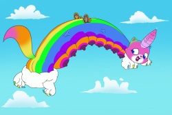 Rainbow Butterfly Unicorn Kitty Corruption