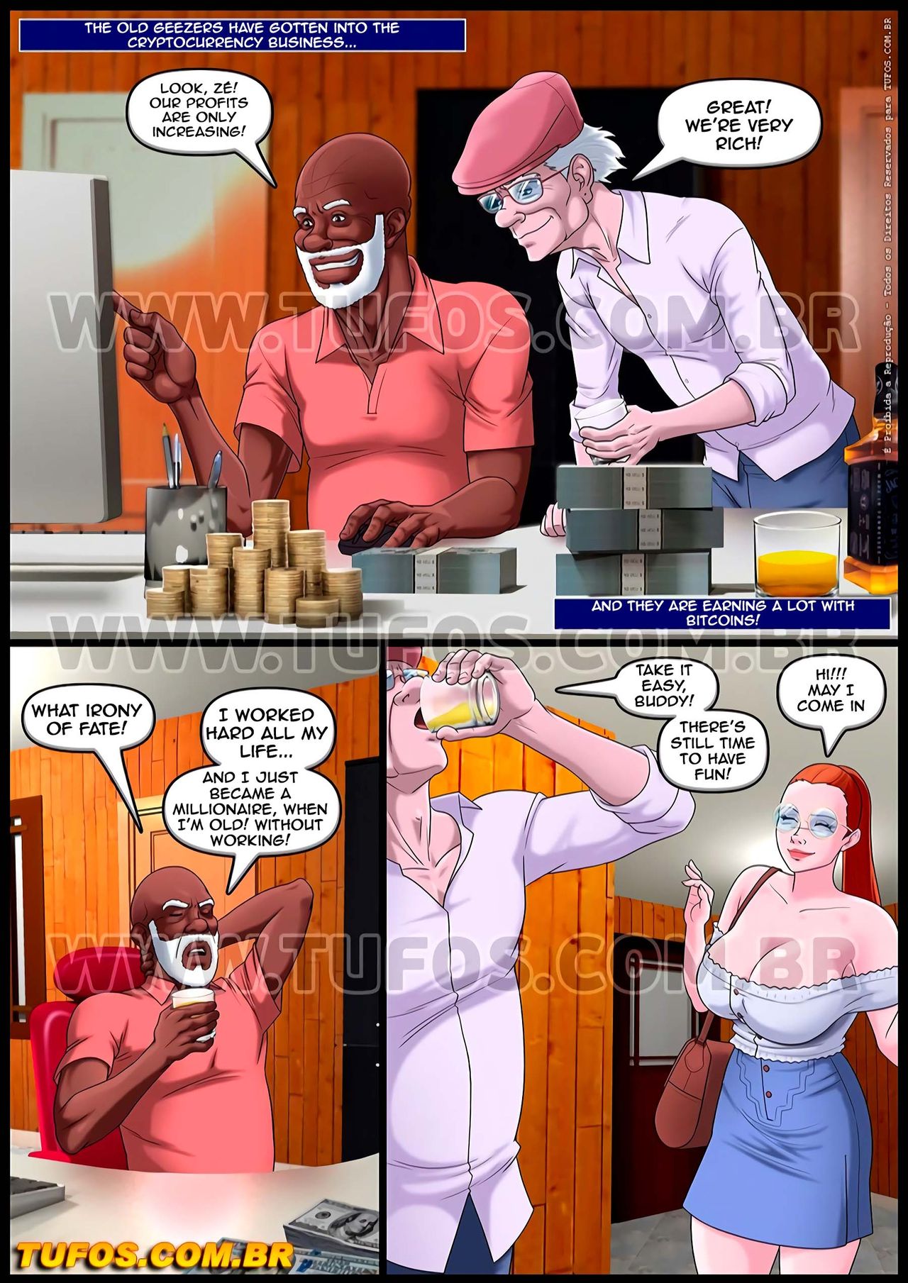 Old Geezers Of The Park  - 10 - Granddaughter's birthday - english page 2 full