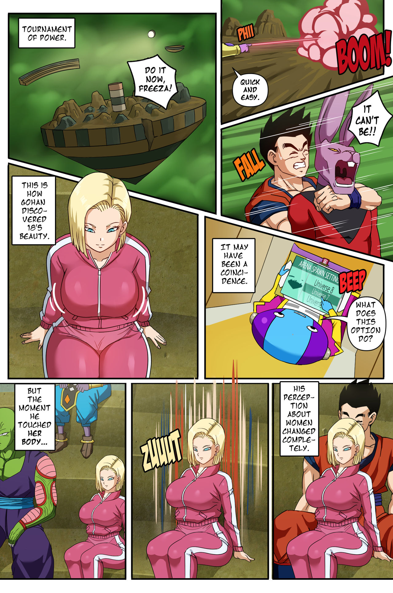 Android 18 & Gohan 2 page 2 full