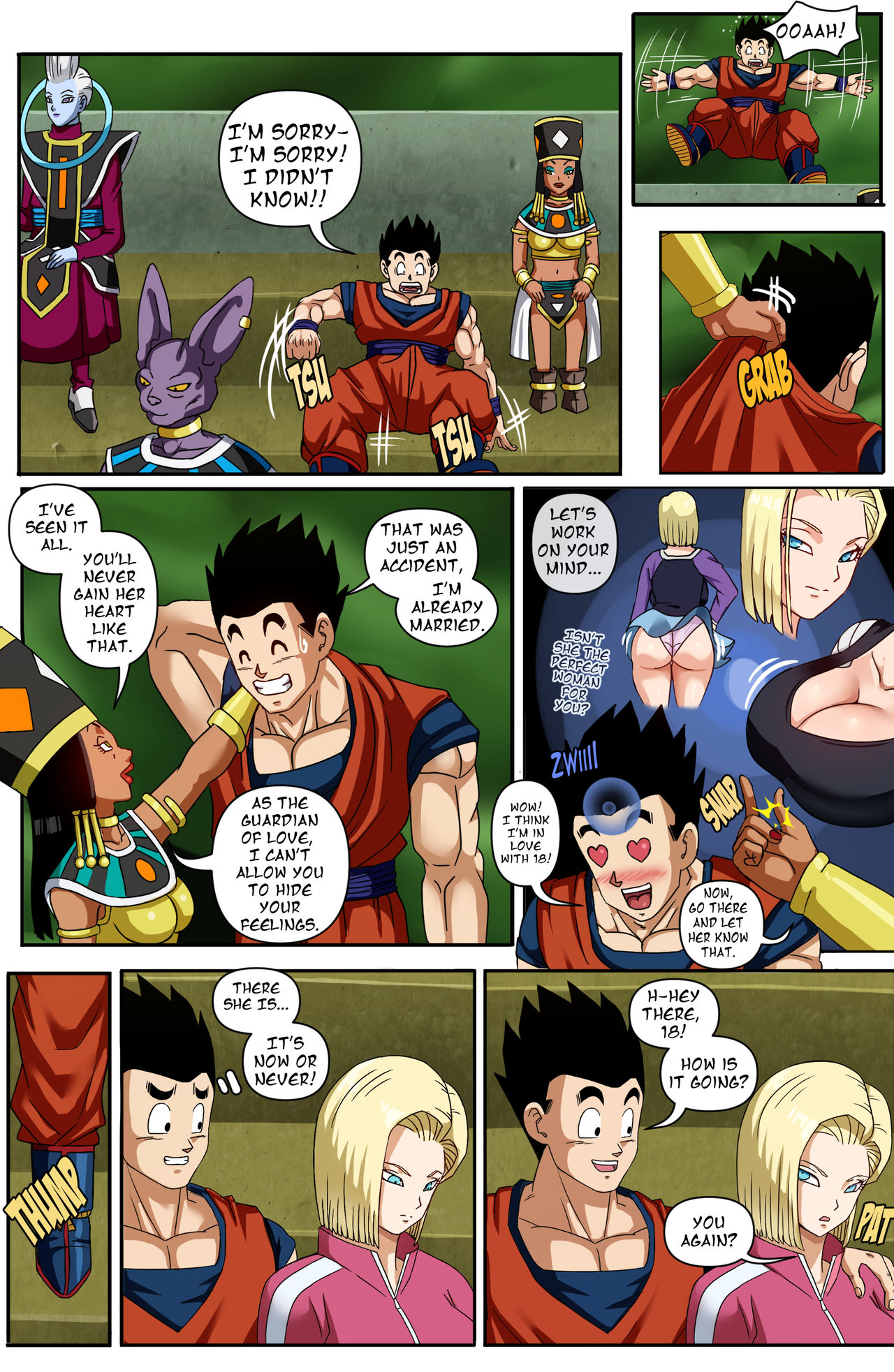 Android 18 & Gohan 2 page 4 full