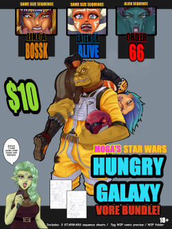 Moga's Star Wars Hungry Galaxy Vore Bundle!