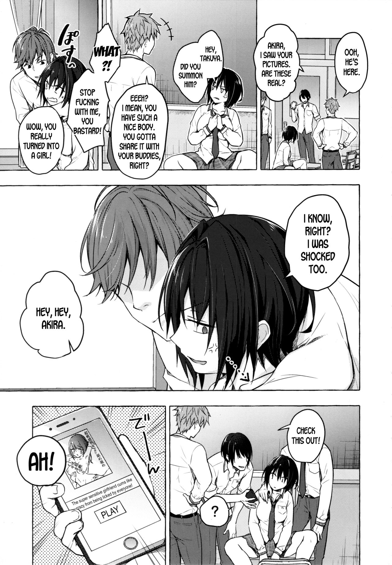 TS Akira-kun no Seiseikatsu 3 | Genderbent Akira-kun's Sex Life 3 page 4 full