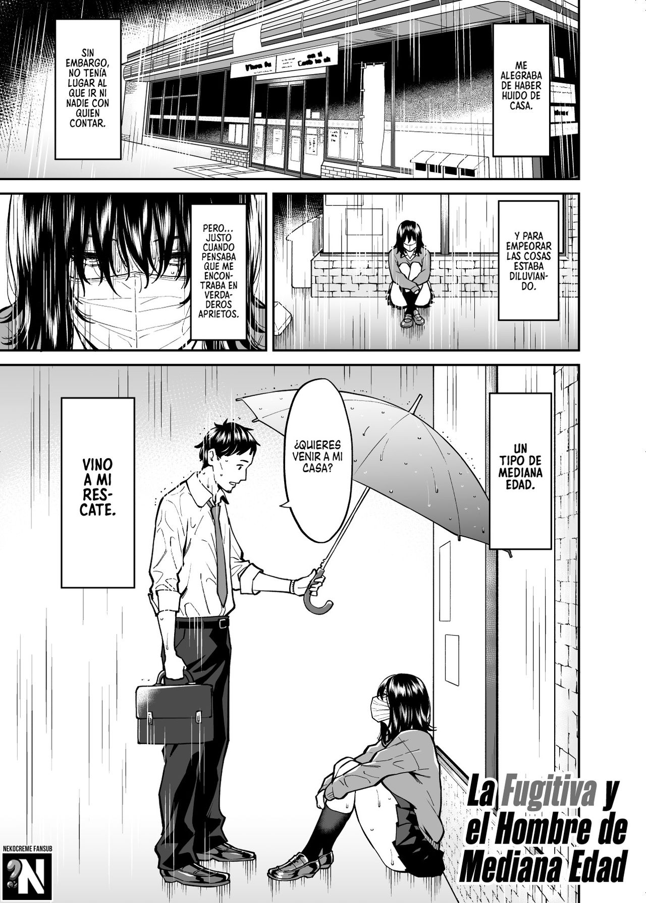 Hirowareta Onnanoko to Oji-san no Hanashi | La Fugitiva y el Hombre de Mediana Edad page 2 full