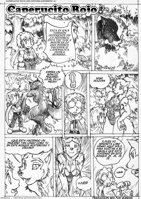 Caperucito Rojo ♂ page 1 full