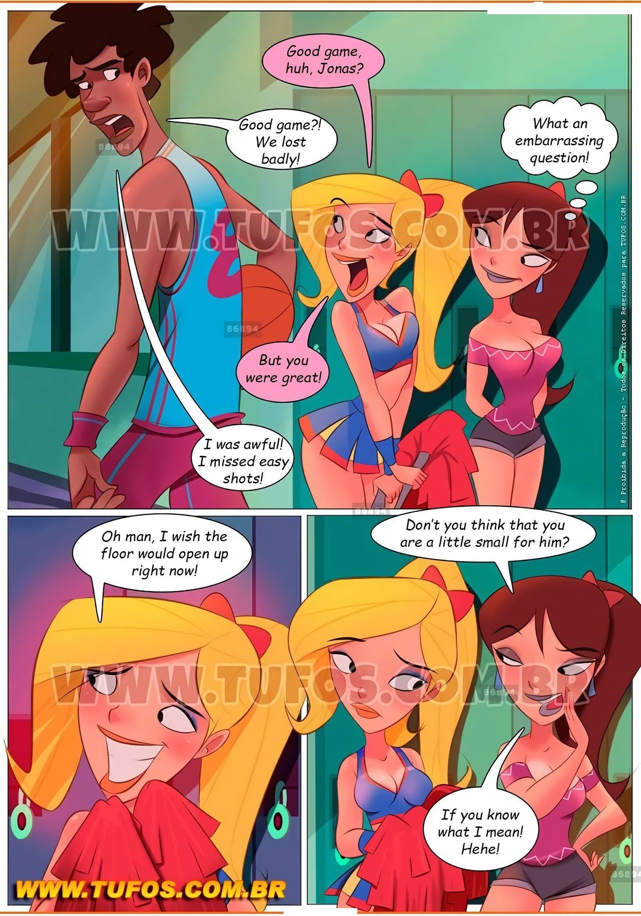 College Perverts  - 5 - Basketball Game - english page 2 full