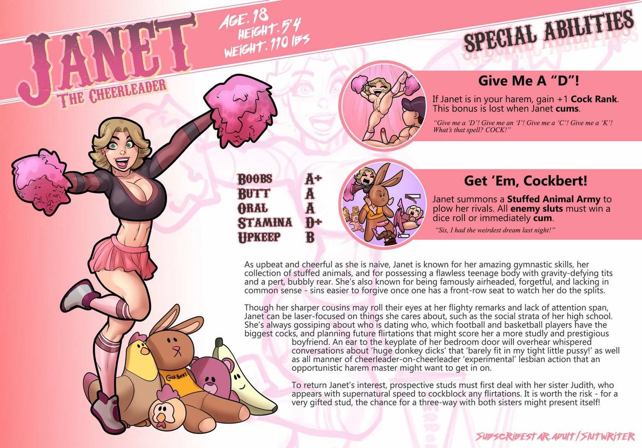 My Mom And Sister Are Size Queen Sluts - Character Sheet - english - Page 1  - IMHentai