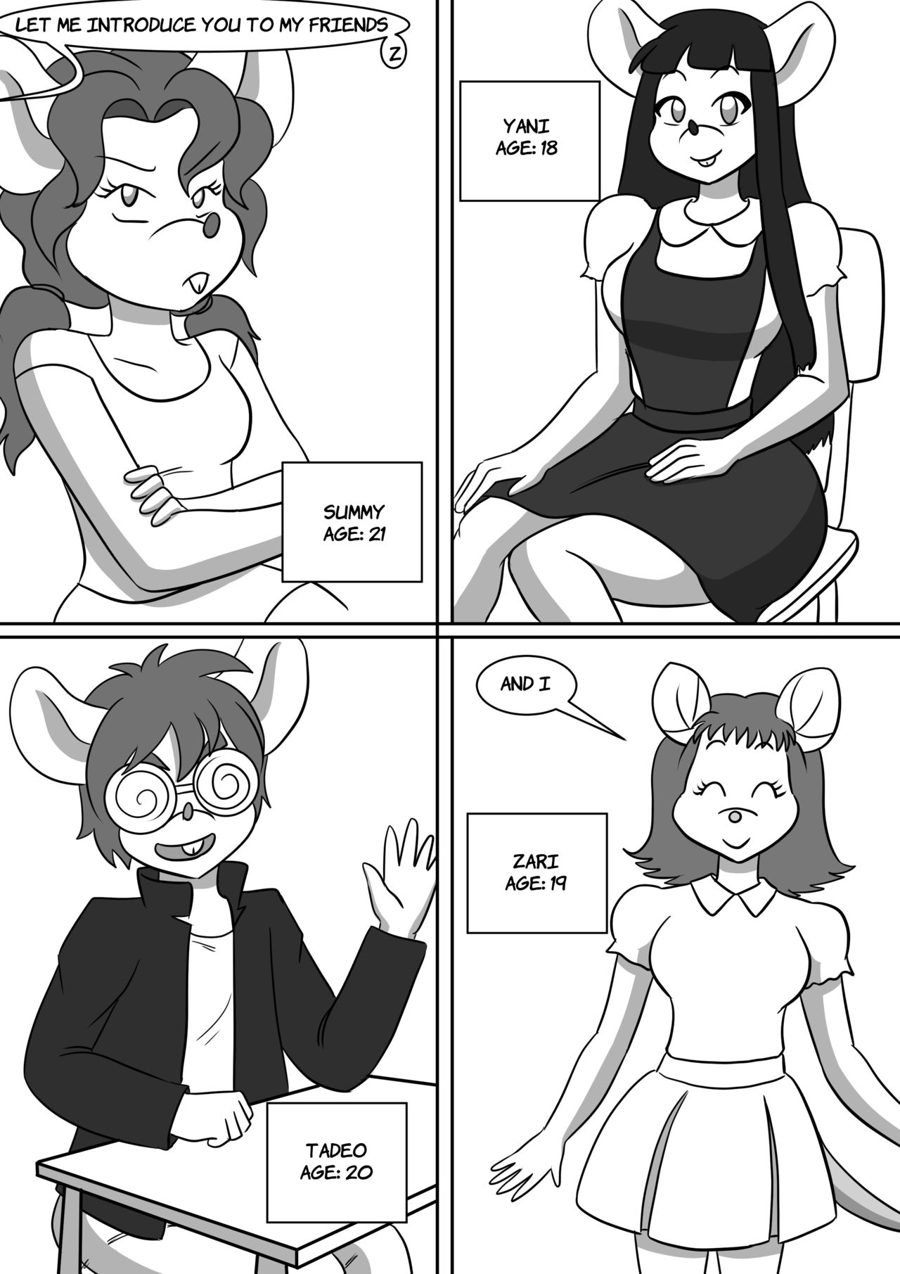 Hyena Project Vol. I - The Hallways of Rizzo page 9 full
