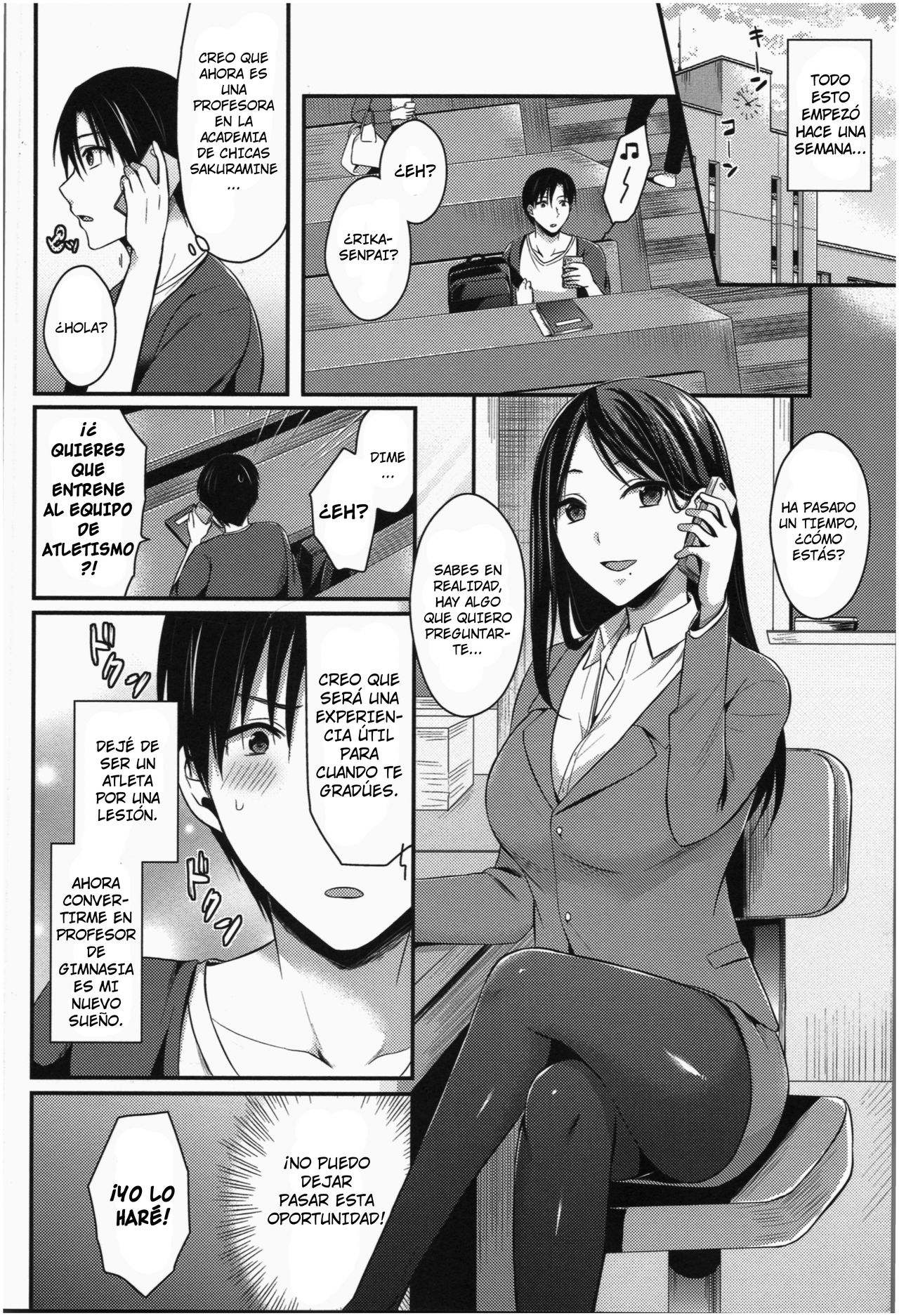 Joshi Rikujoubu Harem Training | Girls' Athletics Club Harem Training   Cap 1 page 8 full