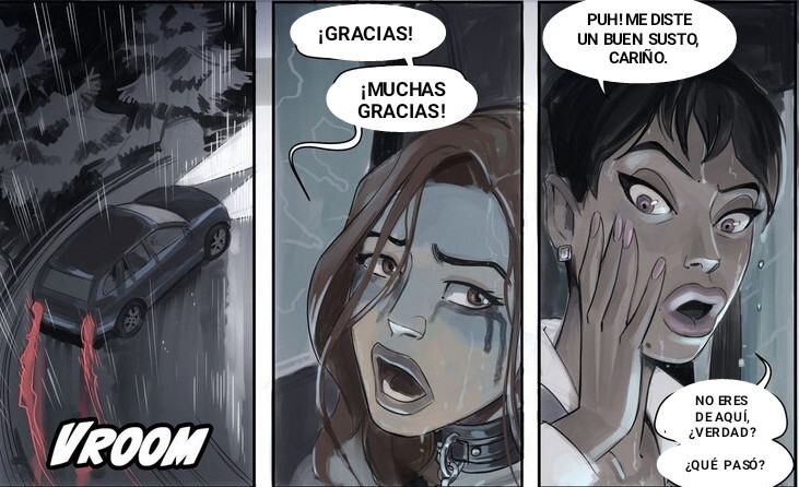 Violet White in Fled page 6 full