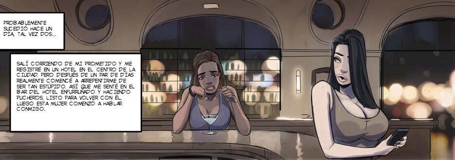 Violet White in Fled page 8 full