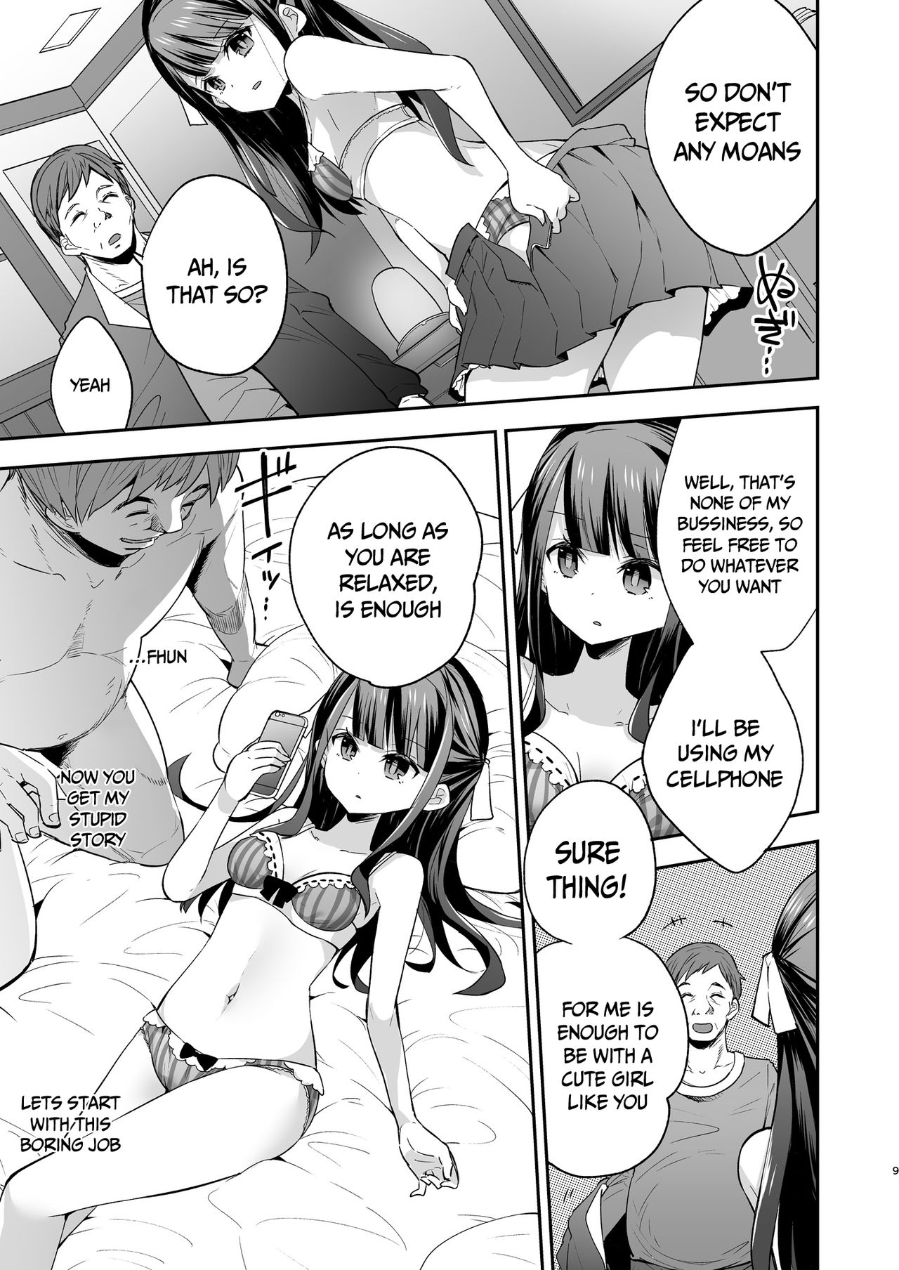 Fukan Shoujo ga Oji-san ni Maketa Hi | The day when the serious girl lost against the Oji-san page 9 full