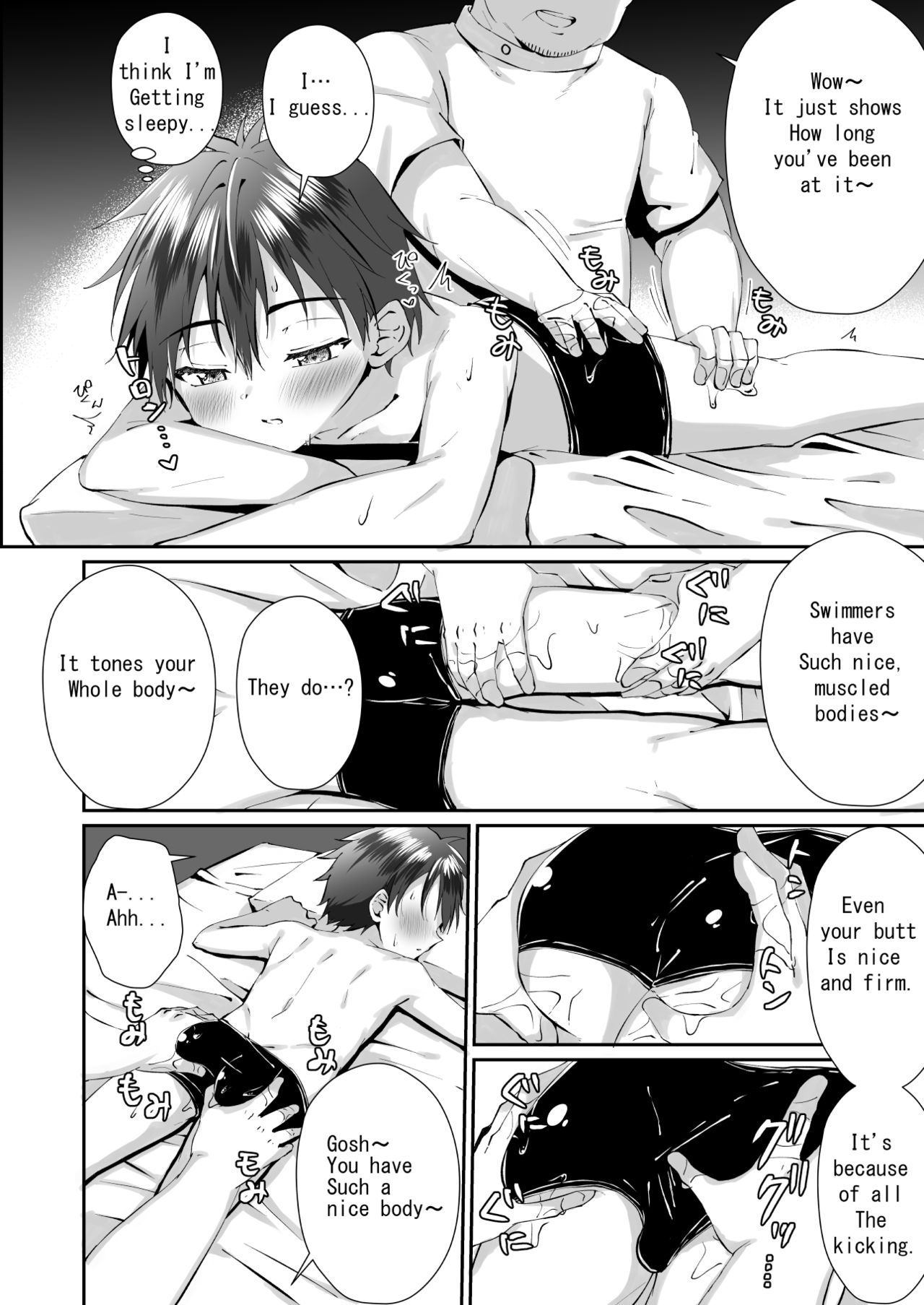 Binding and Fucking The Muscular Shota Who Came For A Massage page 6 full