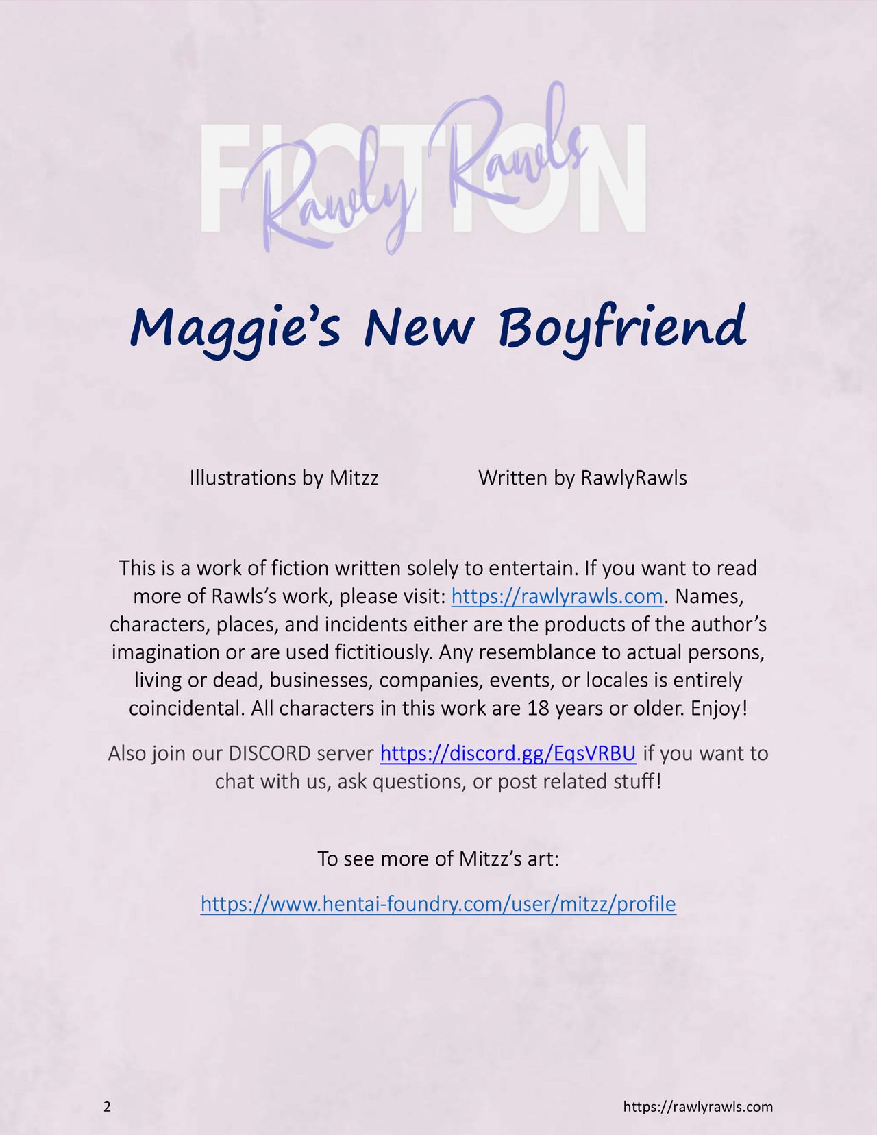 Maggie's New Boyfriend: Rawly Rawls Fiction page 2 full