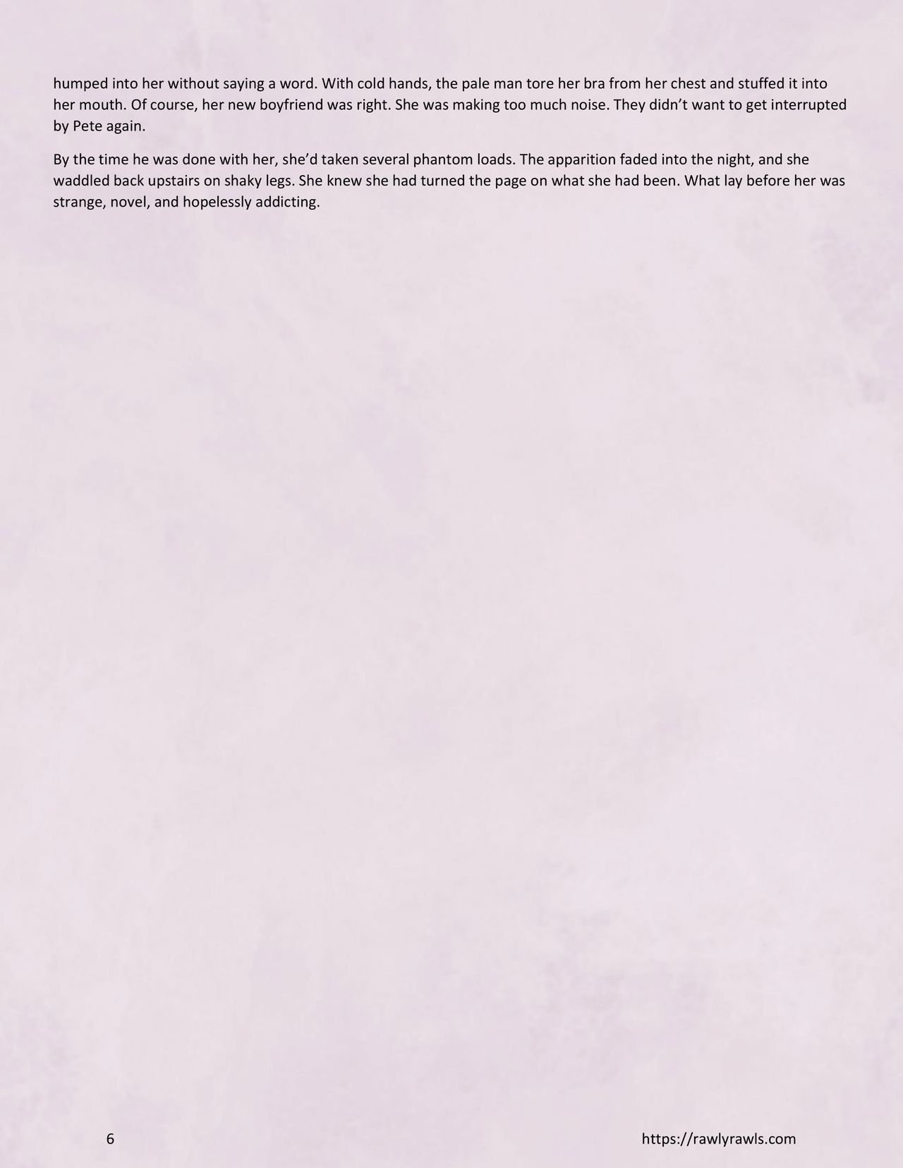 Maggie's New Boyfriend: Rawly Rawls Fiction page 6 full