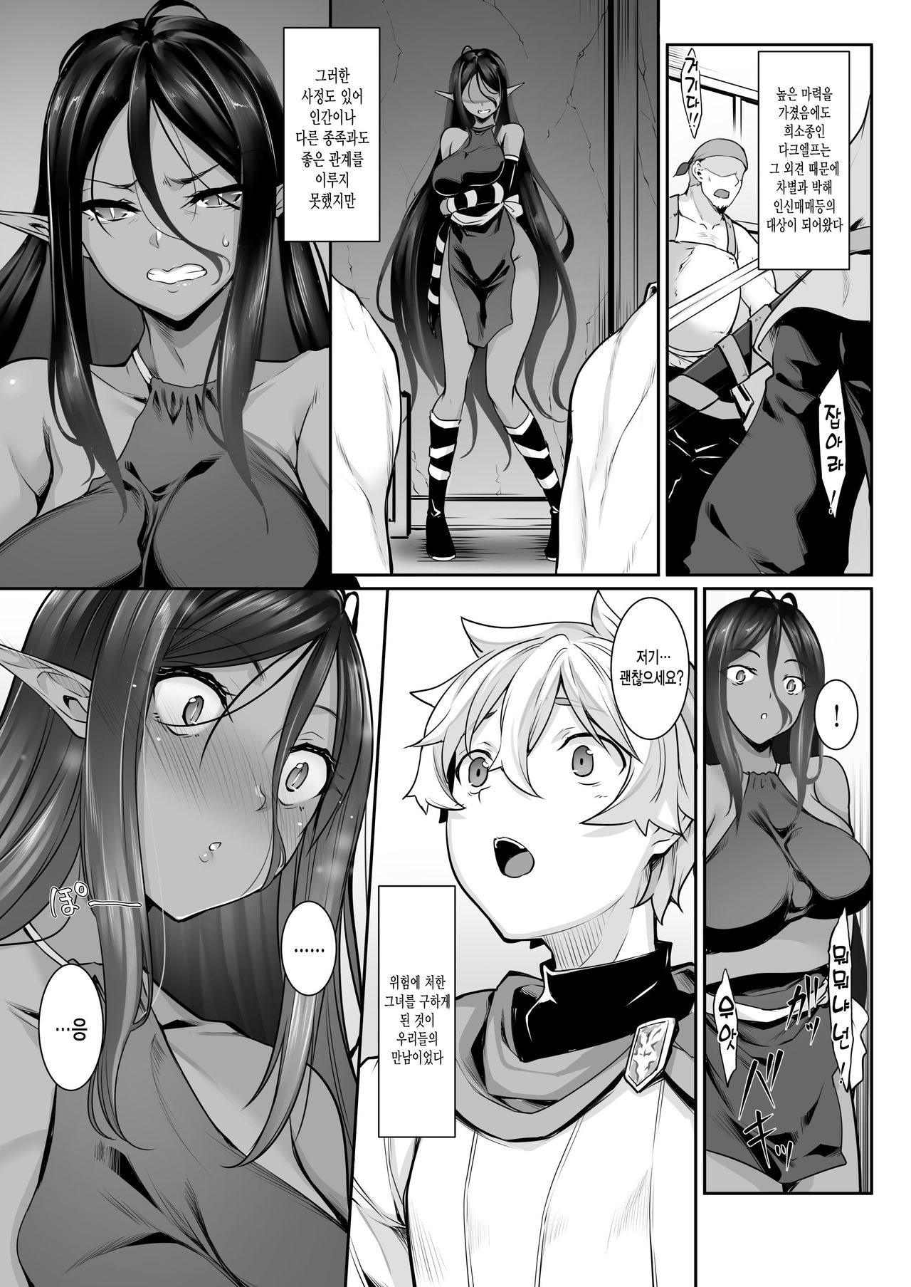 Chotto dake Ai ga Omoi Dark Elf ga Isekai kara Oikakete Kita | 조금 사랑이 무거운 다크엘프가 이세계에서 쫓아왔다 page 10 full