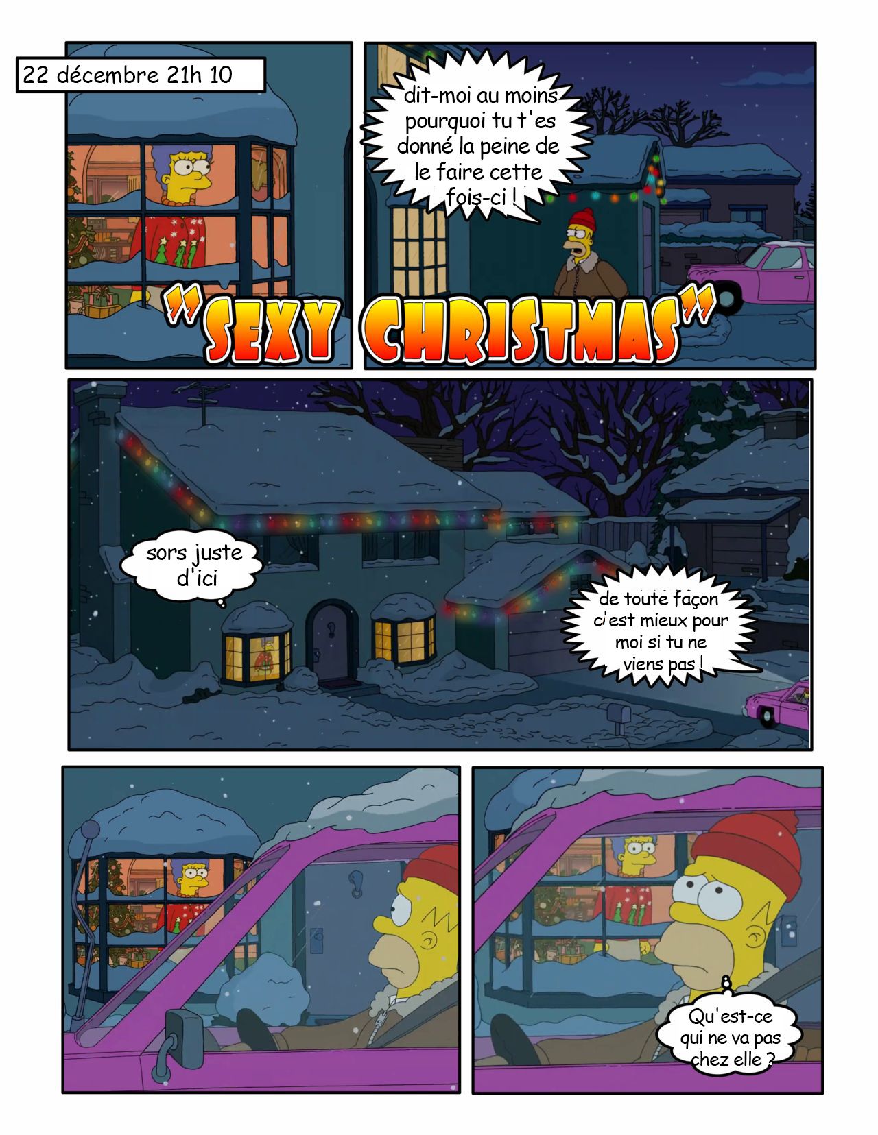Simpsons xxx - Nöel sexy page 1 full