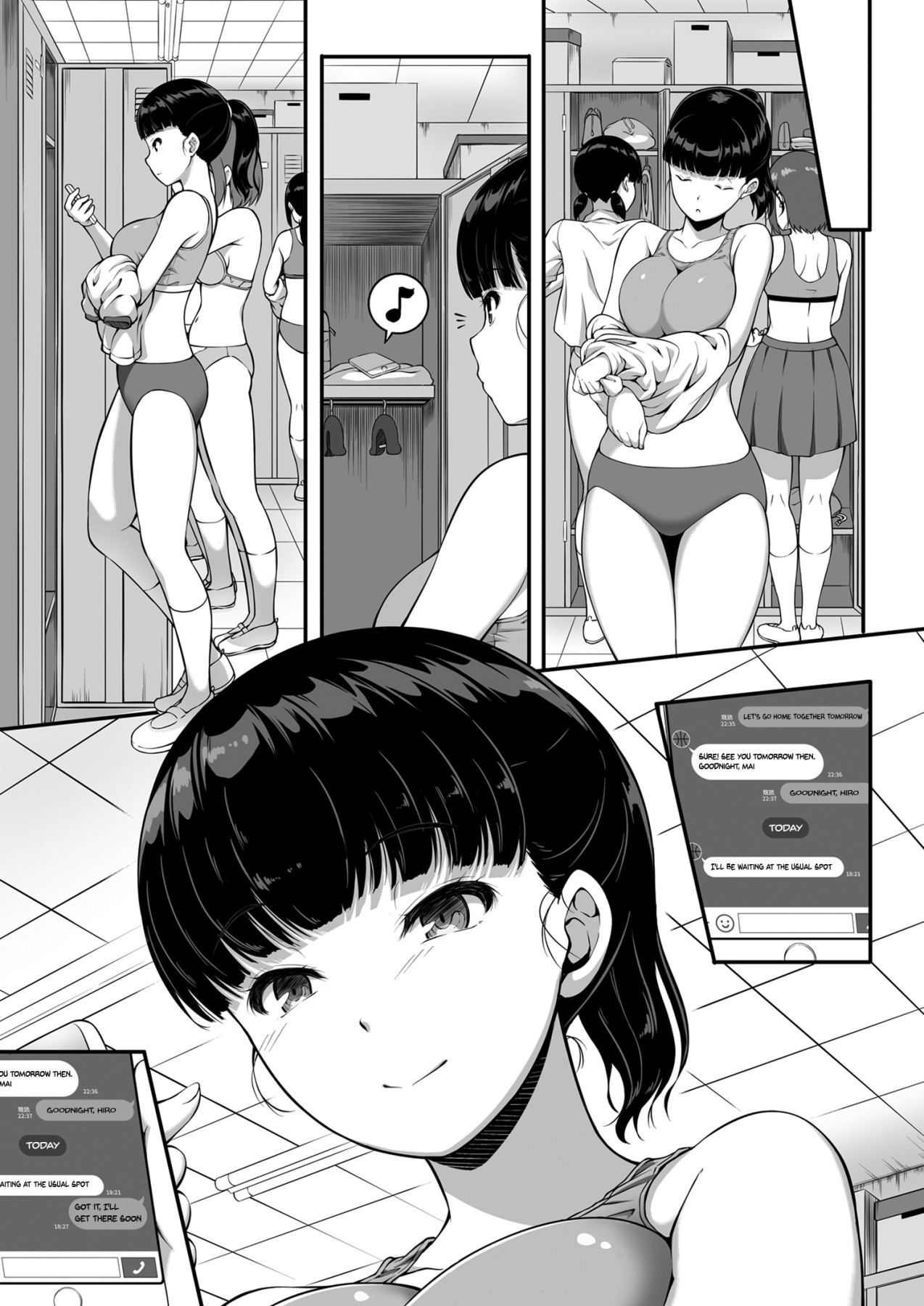 Joshi Volley-bu JK, Netorareru. | Girl's Volleyball Club, Schoolgirl NTR page 6 full