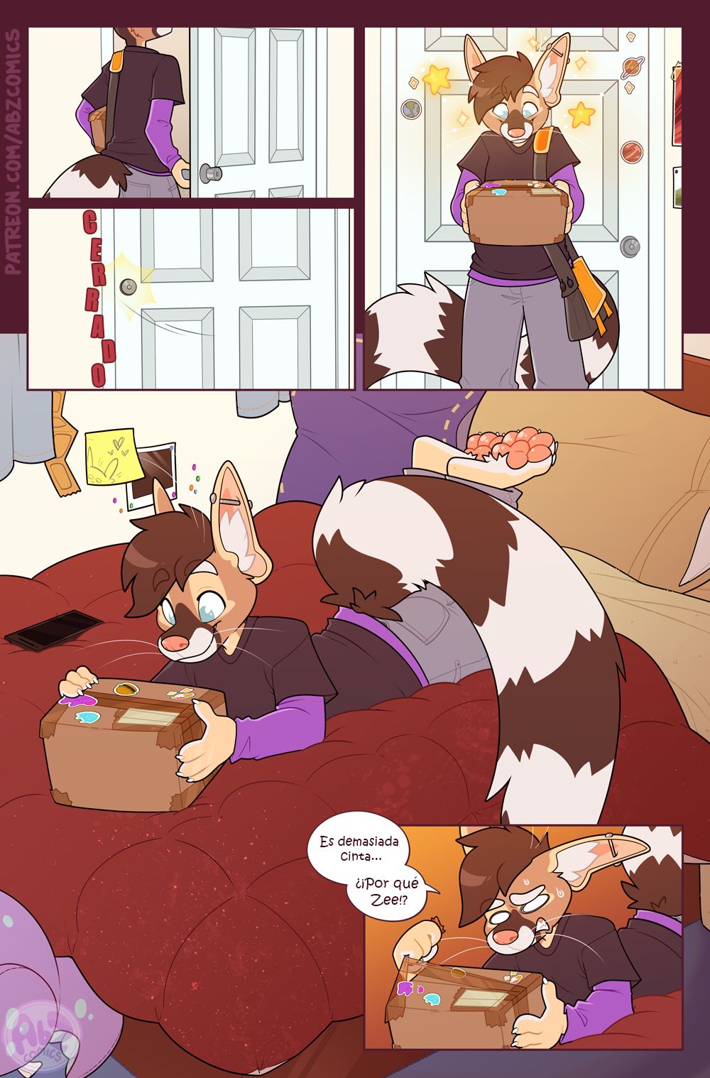 Cuida del Paquete  +18 en Español page 4 full