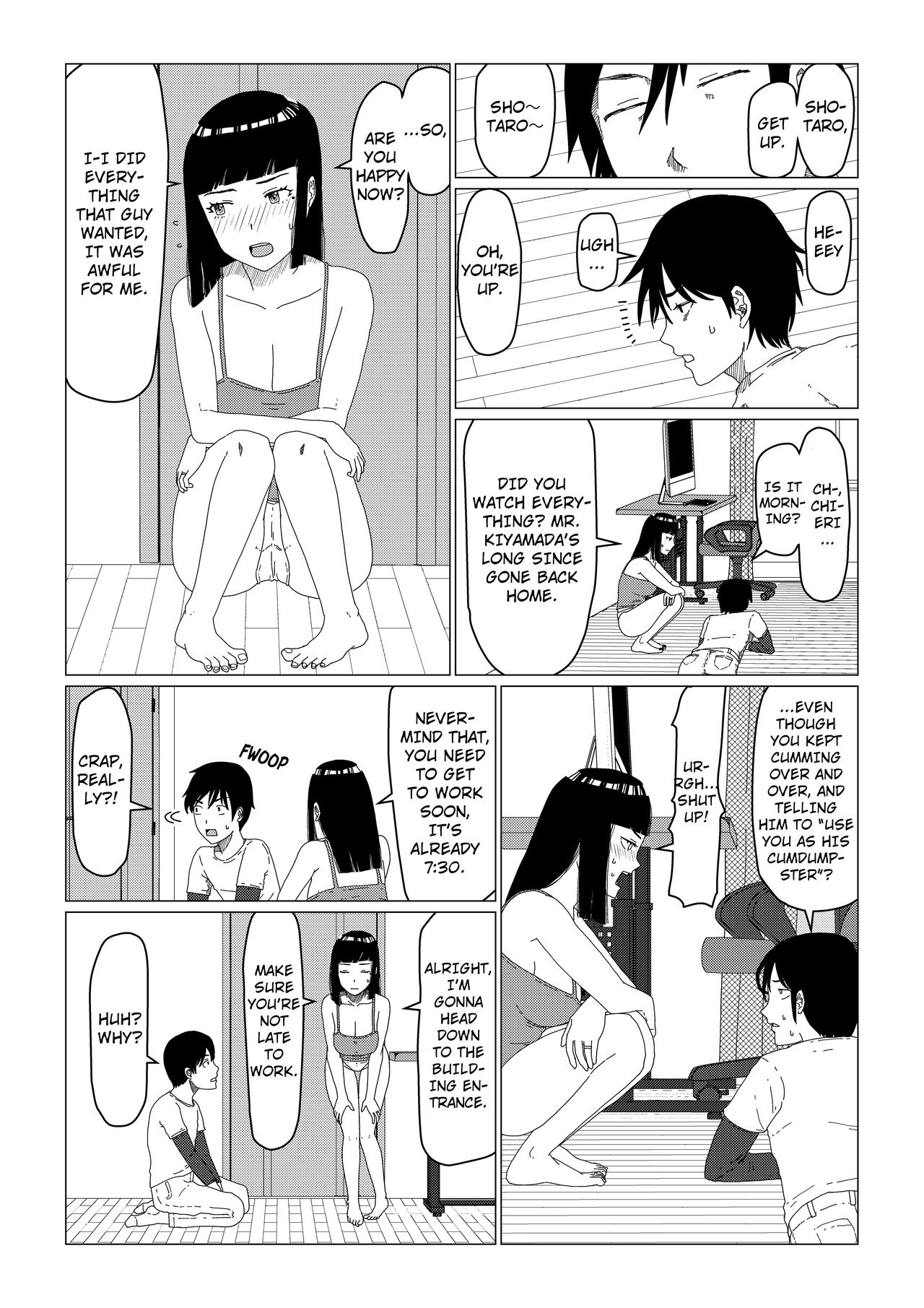 Chieri-san wa Makerarenai! 2 - Otto Kounin Mansion Kyouyuu Netorase Benki Tsuma Zenpen- | Chieri-san Never Gives Up! 2 - Spouse-approved Apartment Hotwife - Part 2 page 1 full