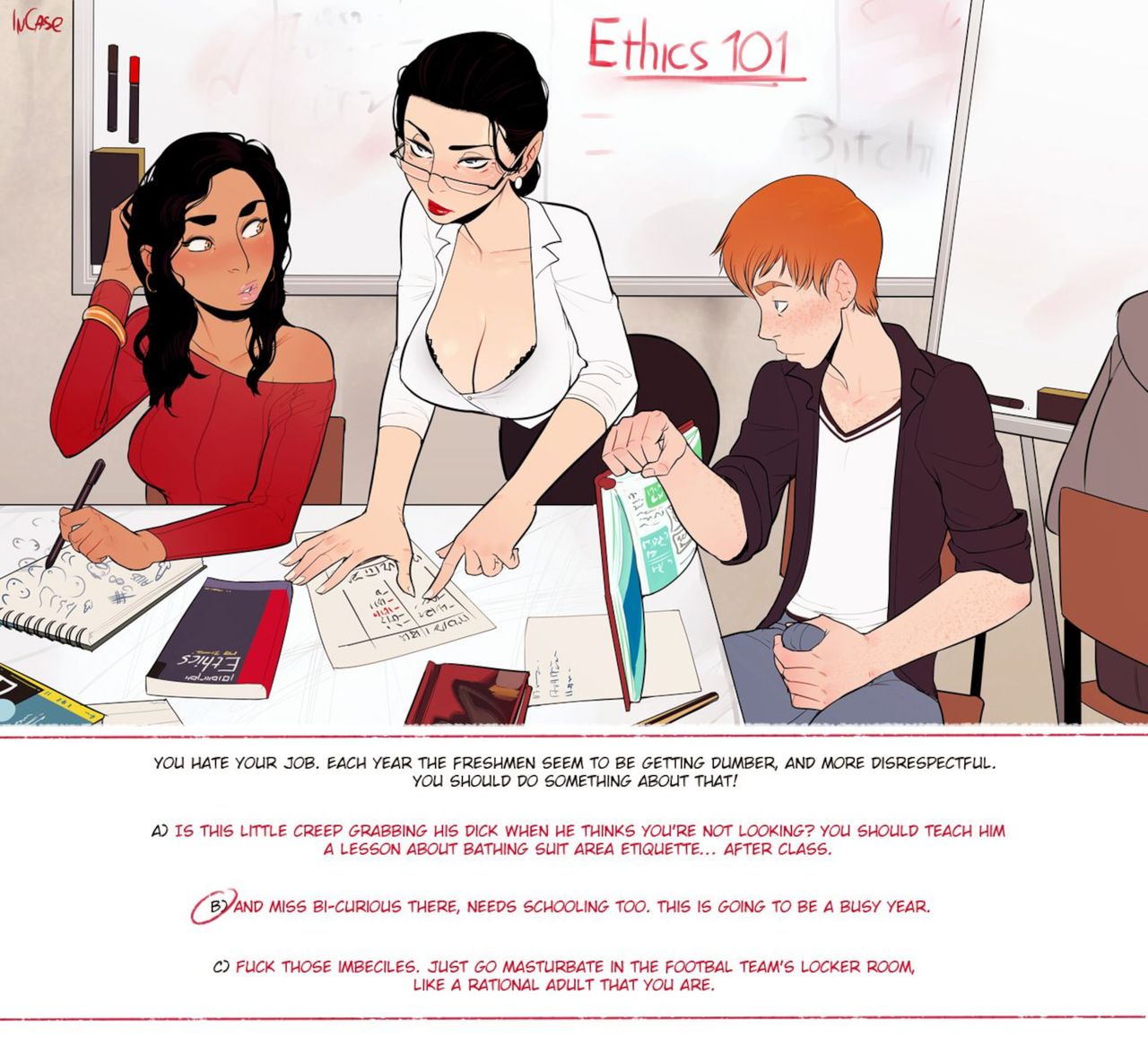 Ethics 101 - CYOA  - english page 1 full