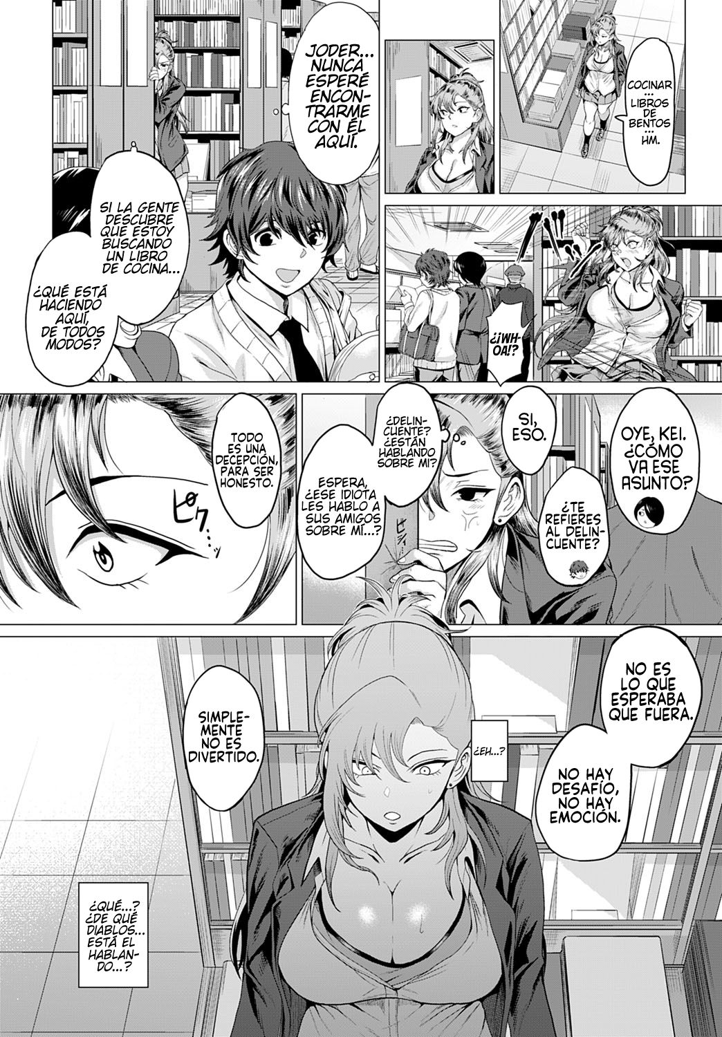 Boku to Furyou to Okujou de | En la azotea, con la delincuente. page 8 full