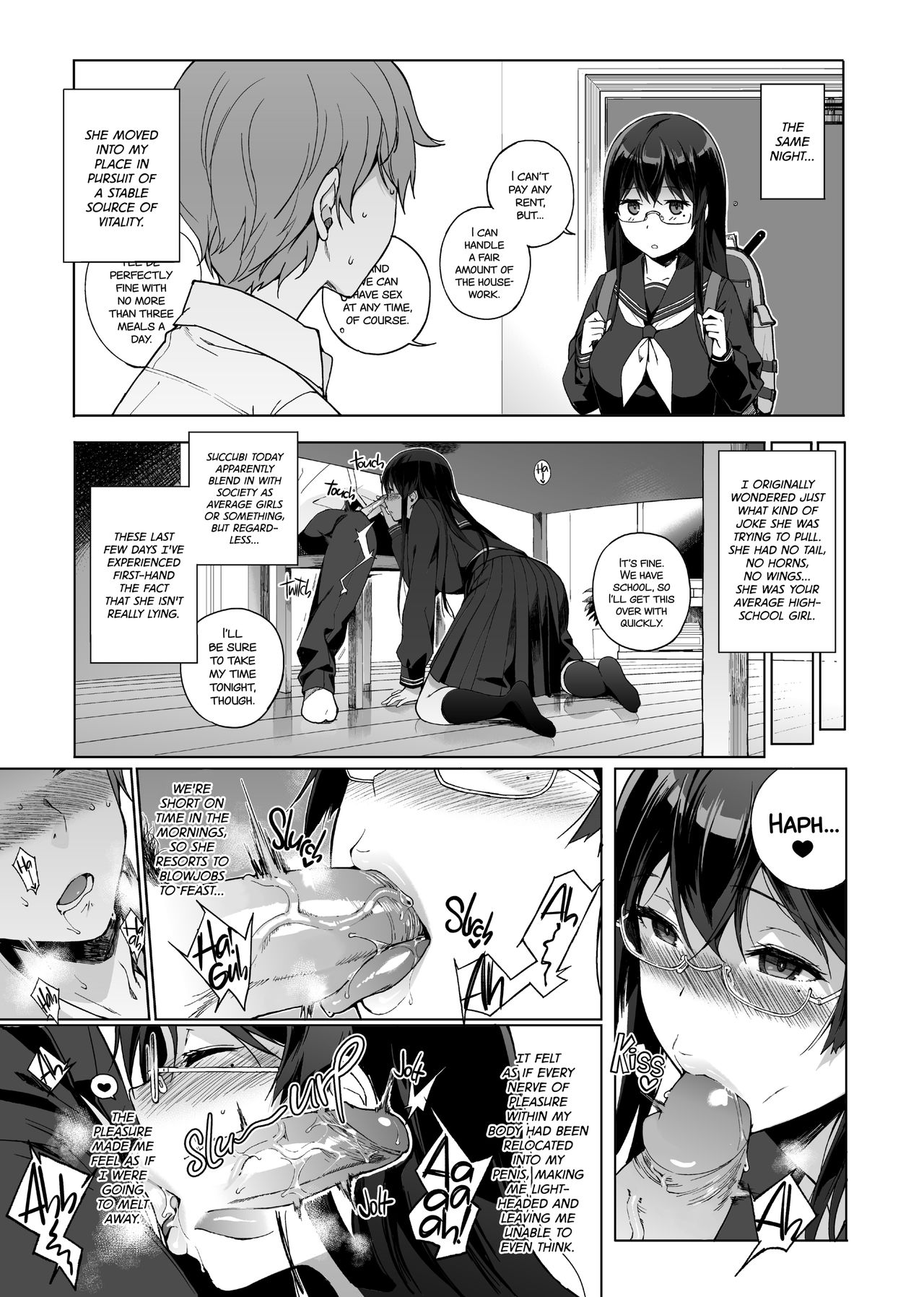 Succubus Stayed Life 1-10 | Living with Succubus 1-10 page 8 full