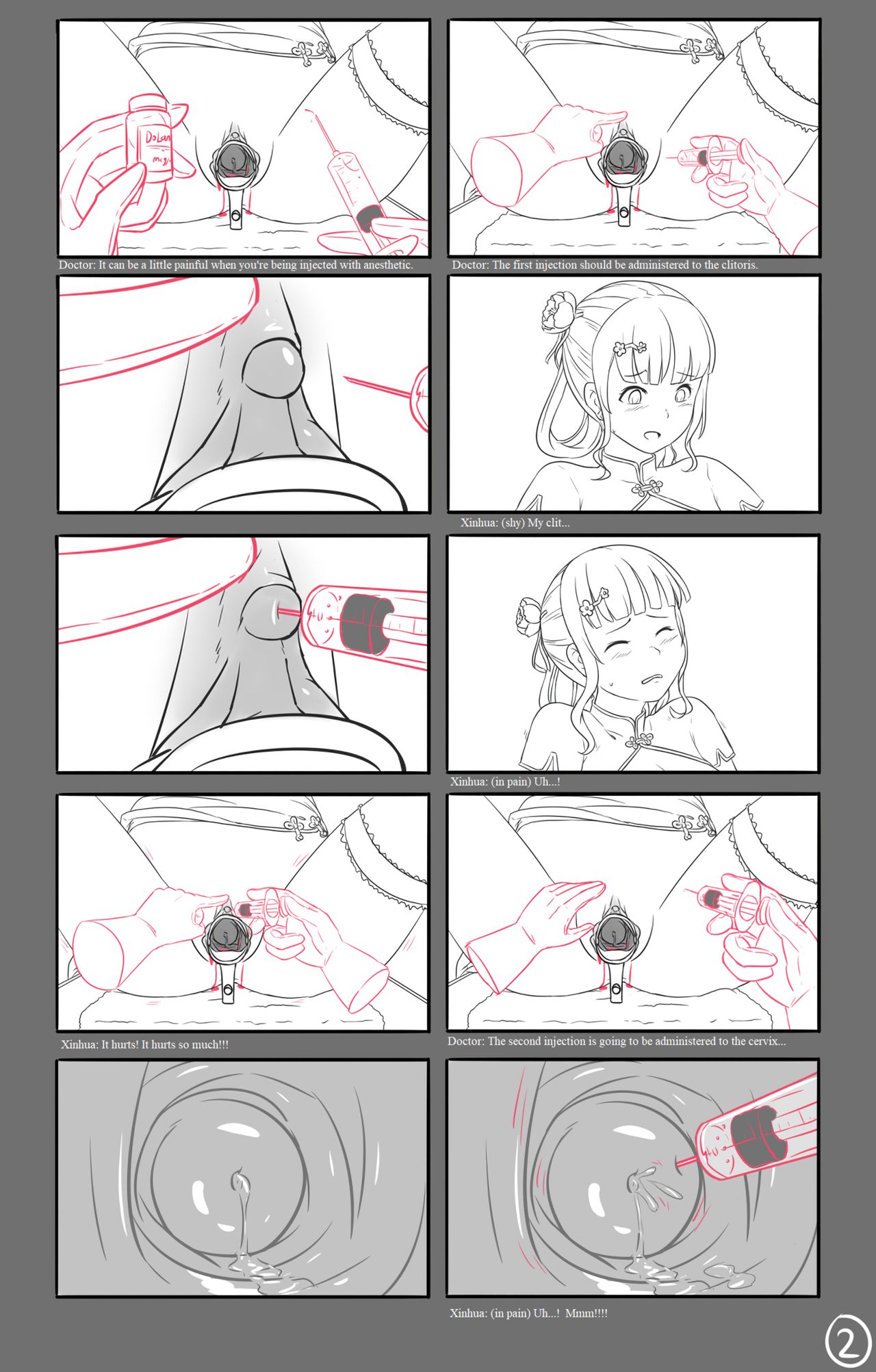 Hentai manga castration