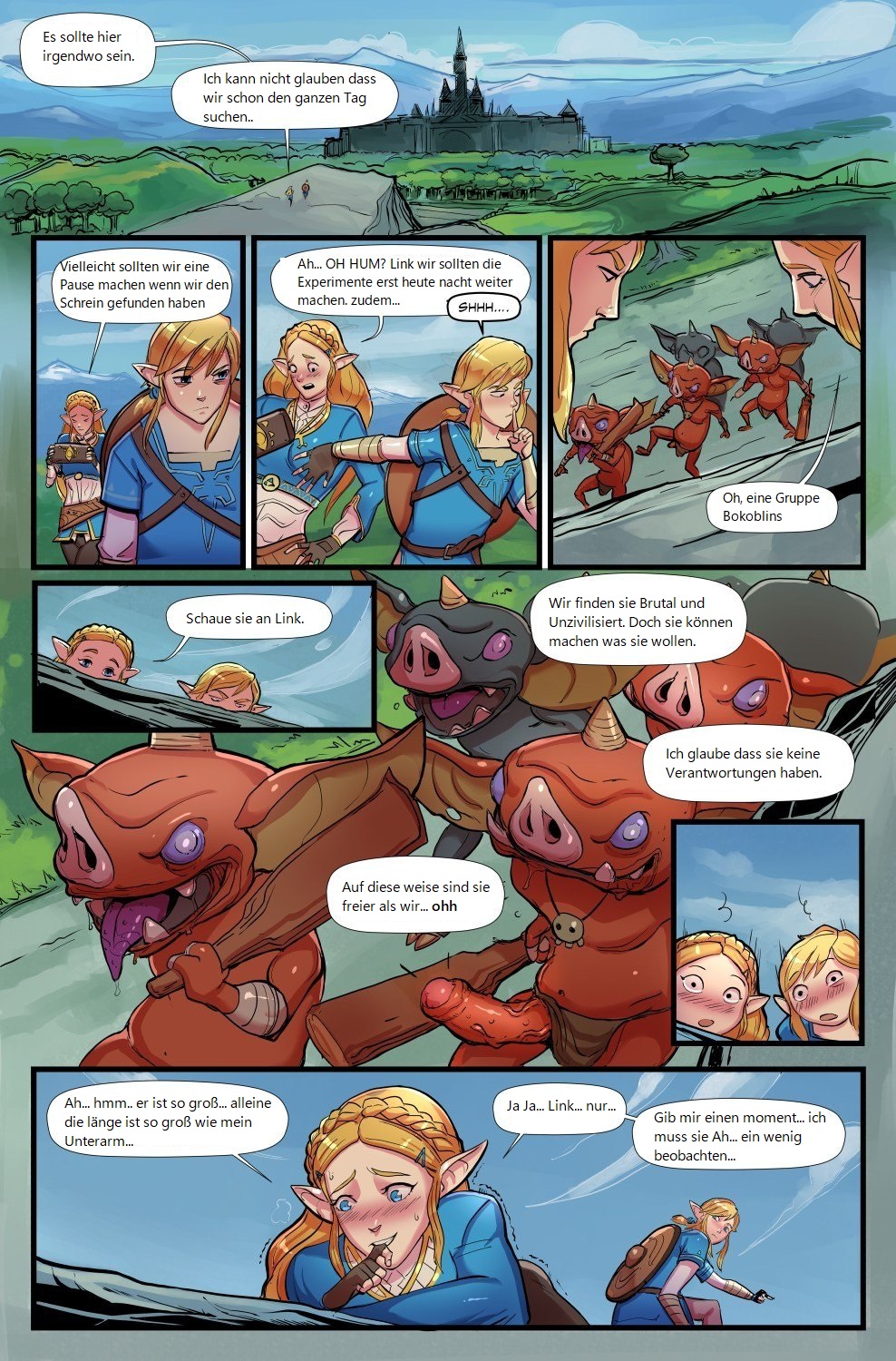 The Legend of Zelda Breath of Bokoblin Cock page 2 full