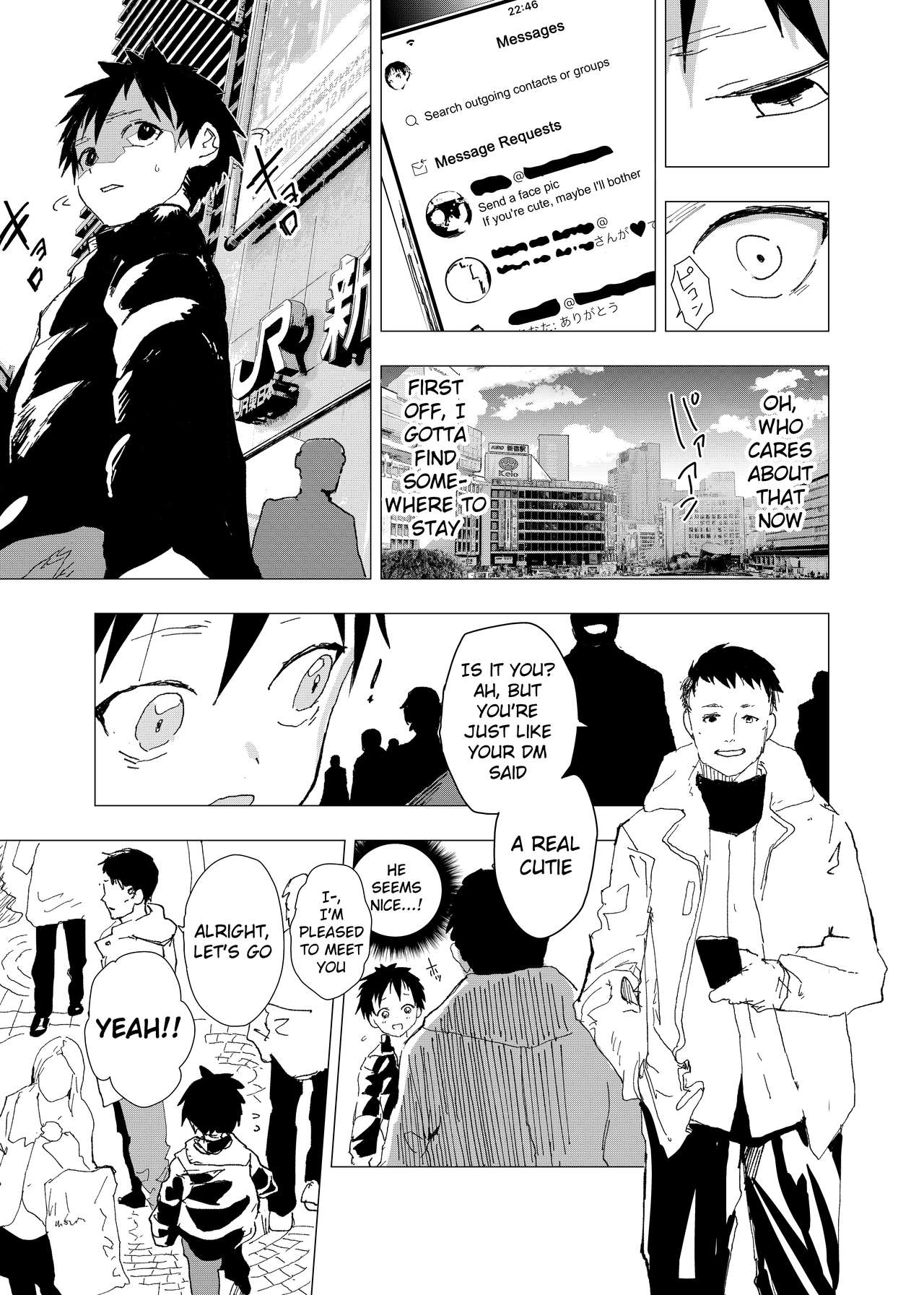 Ibasho ga Nainode Kami-machi Shite Mita Suterareta Shounen no Eromanga | A dirty manga about a boy who got abandoned and is waiting for someone to save him page 5 full