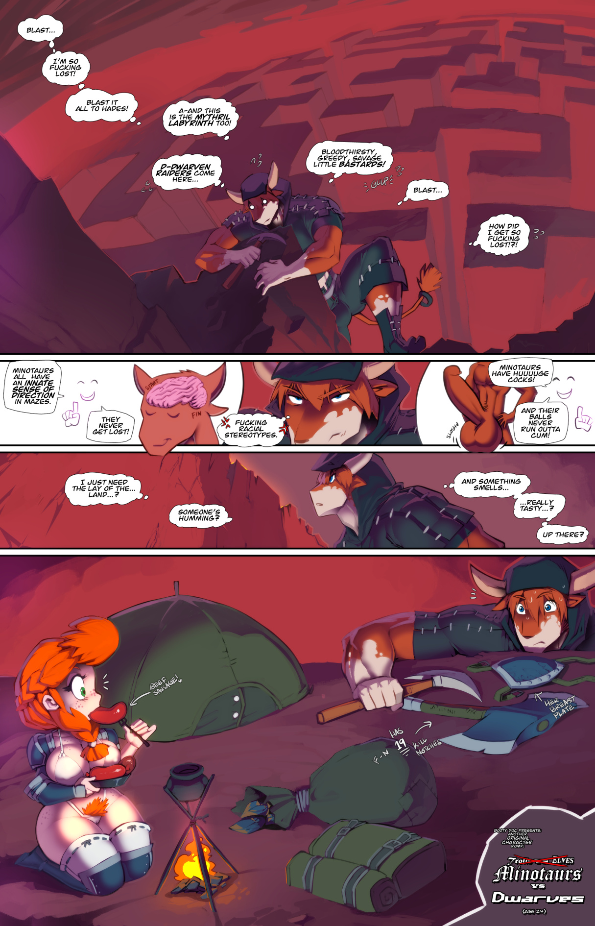 Minotaurs VS Dwarves page 1 full