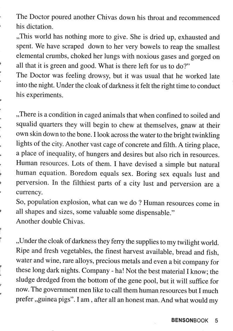 BensonBook No. 5 - In the Claws of the Sex Robots DV8 page 5 full