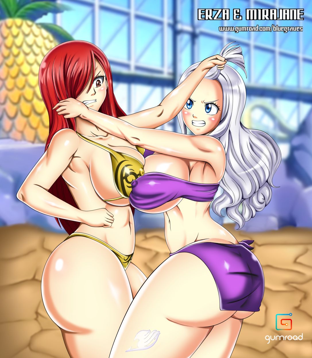 Erza & Mirajane page 1 full