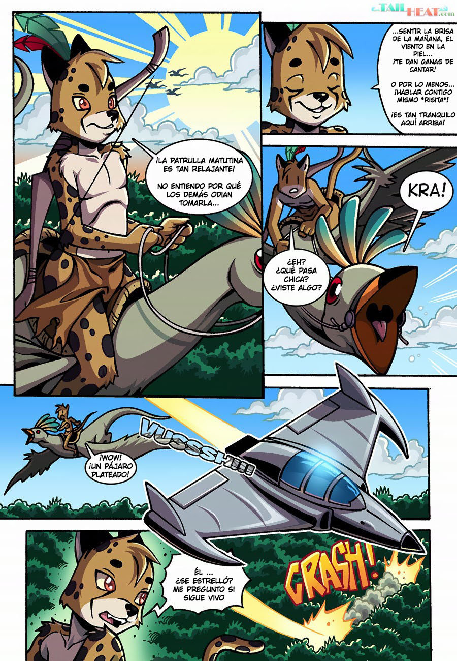 Space Man vs Savage Boy page 2 full