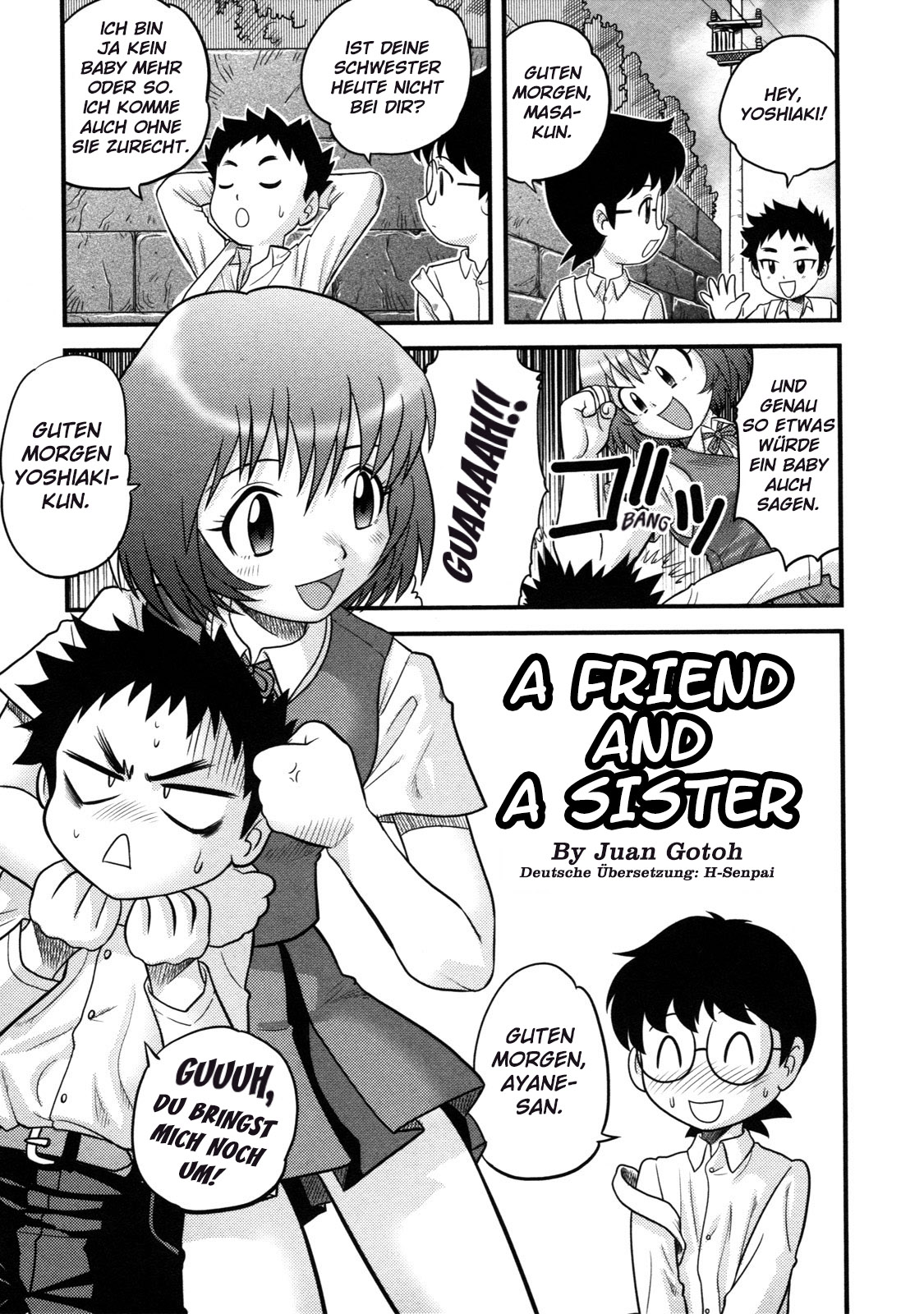 A Friend and A Sister page 1 full