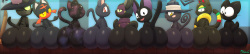 Ultimate Black Cat Booty Lineup