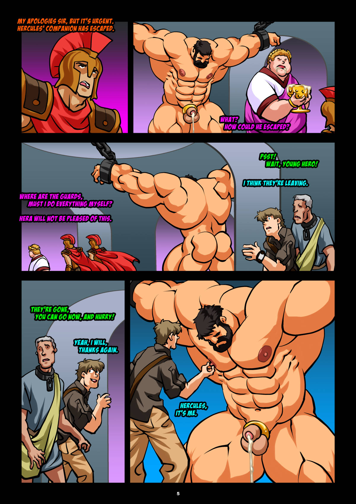 Hercules, Battle of the Strong Man #9 - Mauleo page 5 full