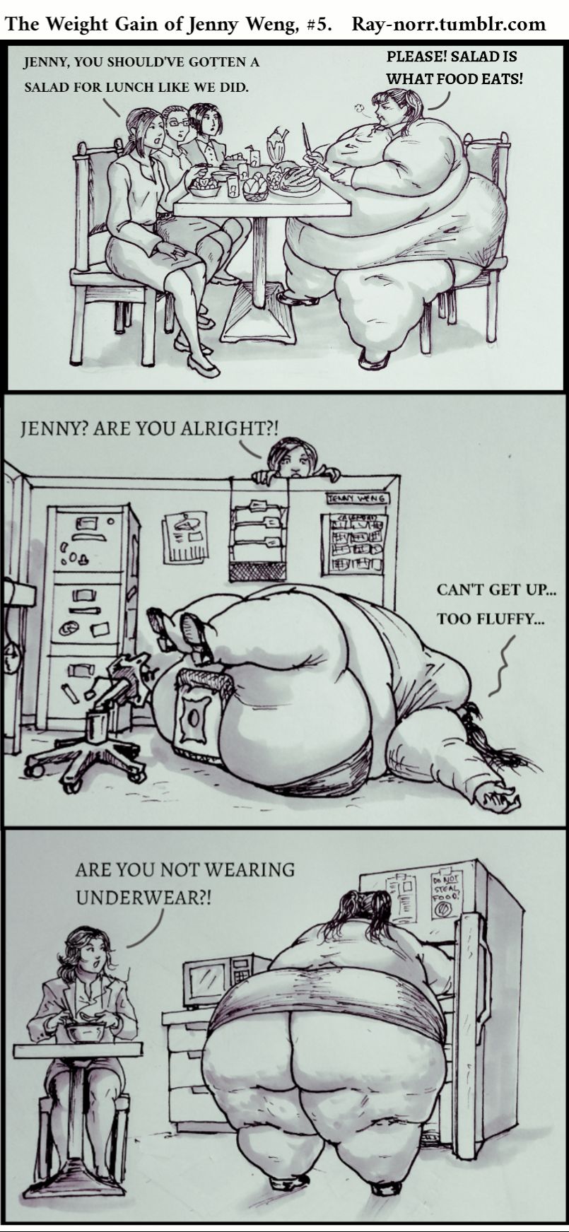 The Weight Gain of Jenny Weng - Page 5 - IMHentai