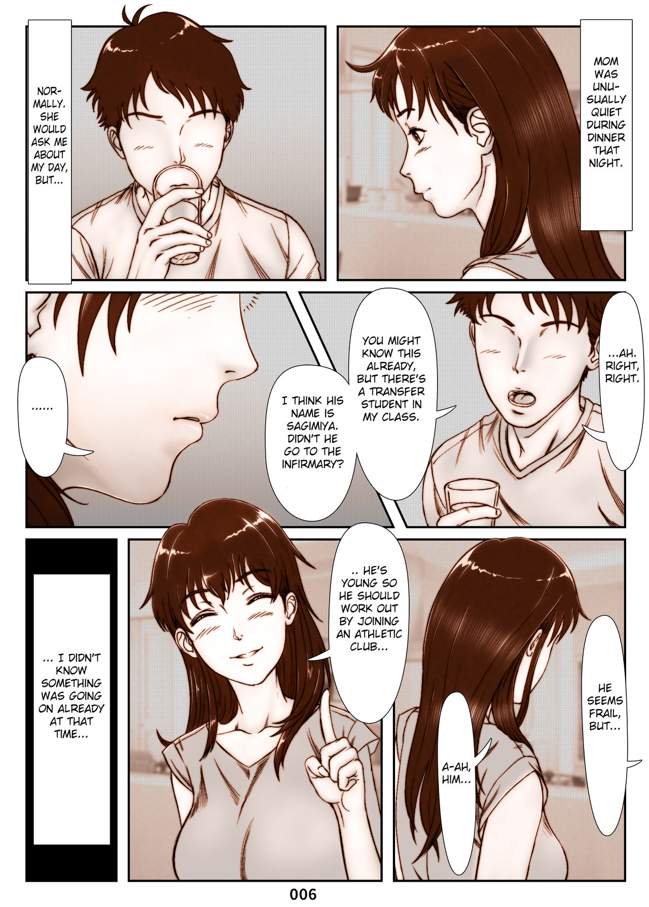 Mikami Kei no Yuuutsu ~Tenkousei ni Netorareta Haha~ page 6 full