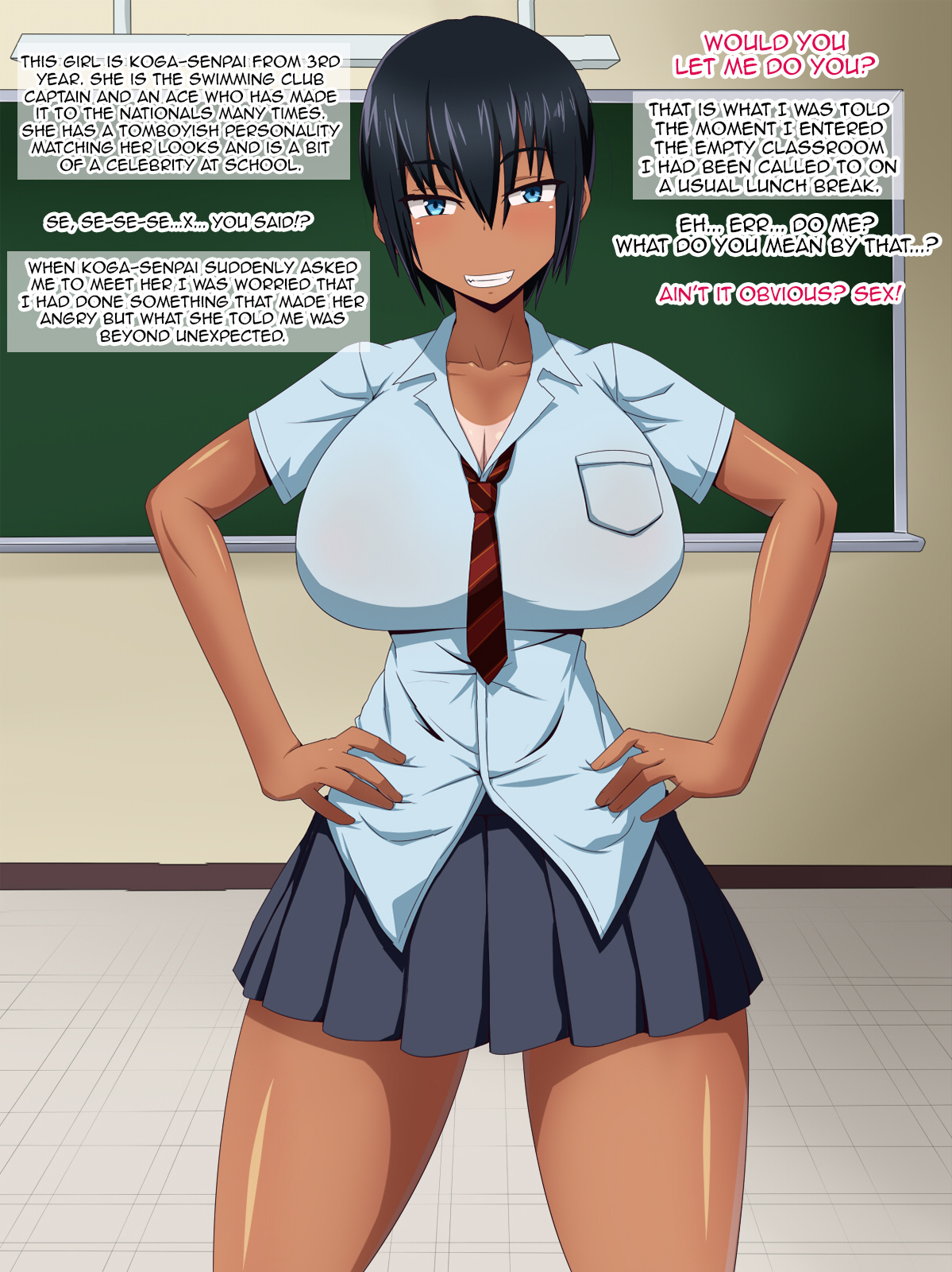 Kyokon Zuki na Senpai ni Iiyorarete Muriyari SeFrie ni Sarete page 2 full
