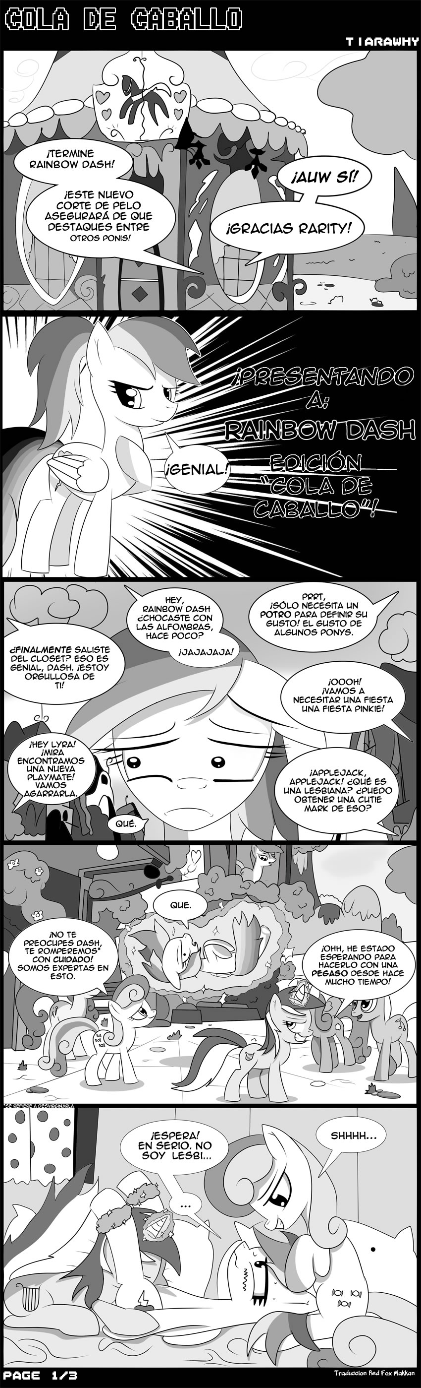 Rainbow dash Cola de Caballo page 1 full