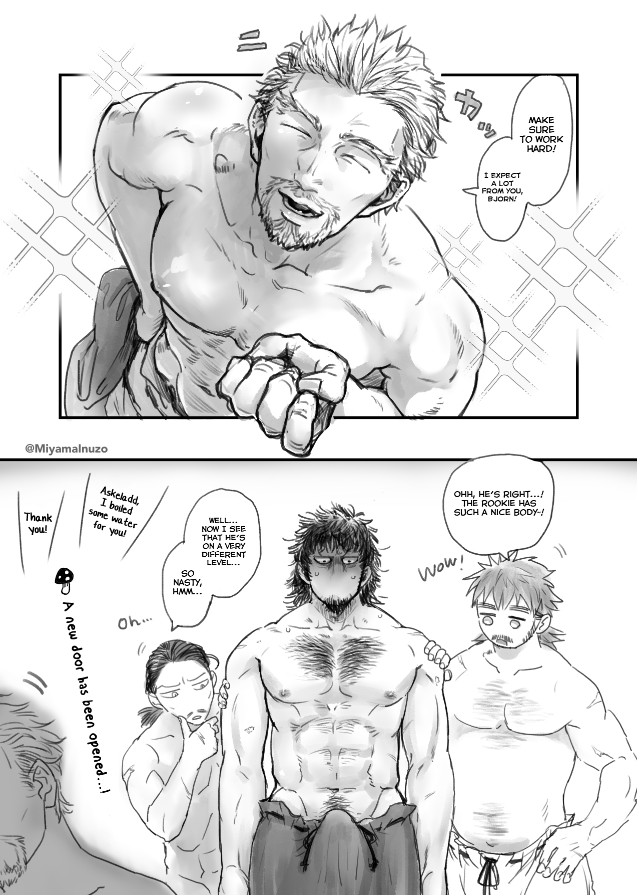 Bjorn x Askeladd Doujinshi page 4 full