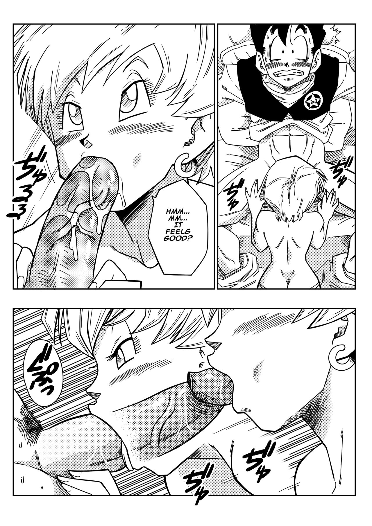 LOVE TRIANGLE Z PART 1 - Gohan Meets Erasa "Let's Make A Lot Of Sex, OK? page 10 full