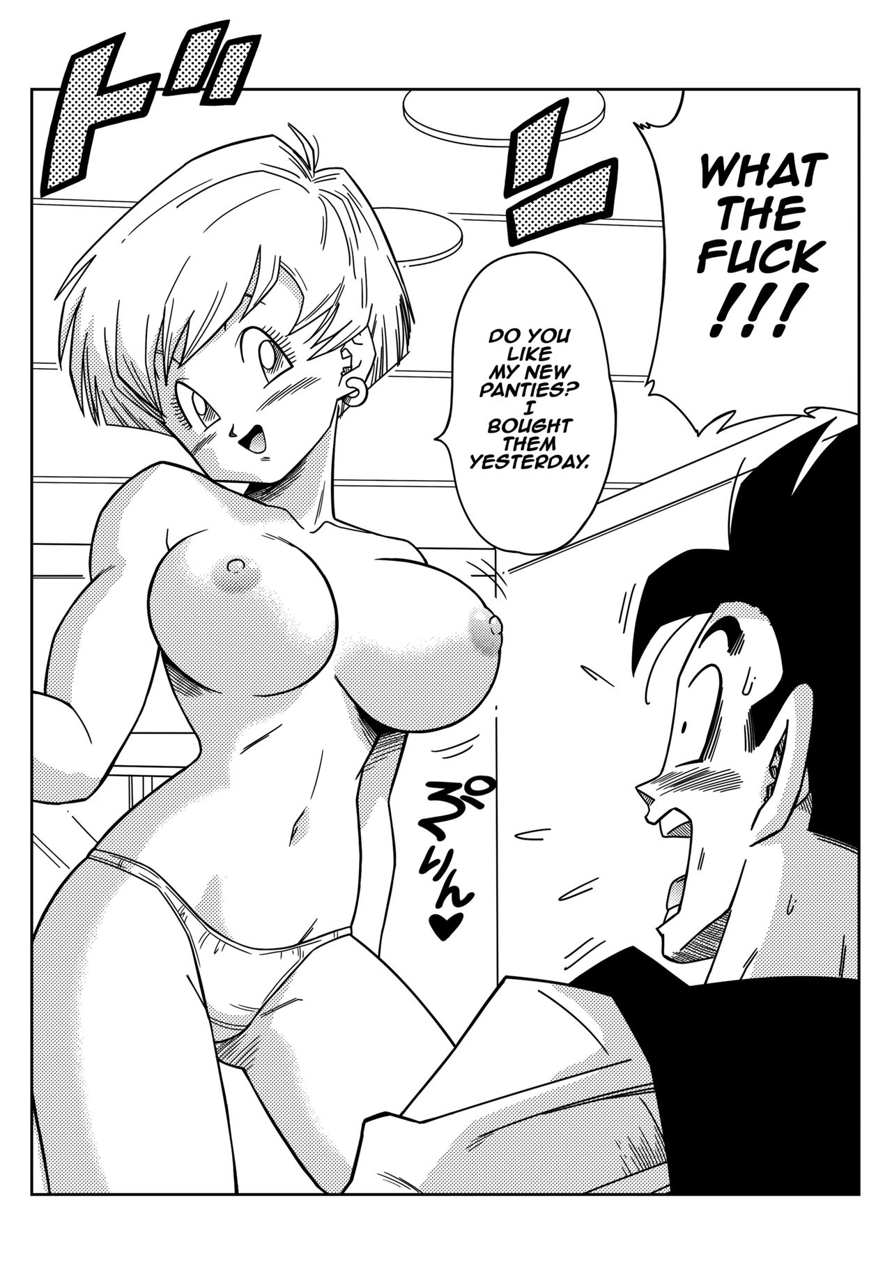 LOVE TRIANGLE Z PART 1 - Gohan Meets Erasa "Let's Make A Lot Of Sex, OK? page 7 full