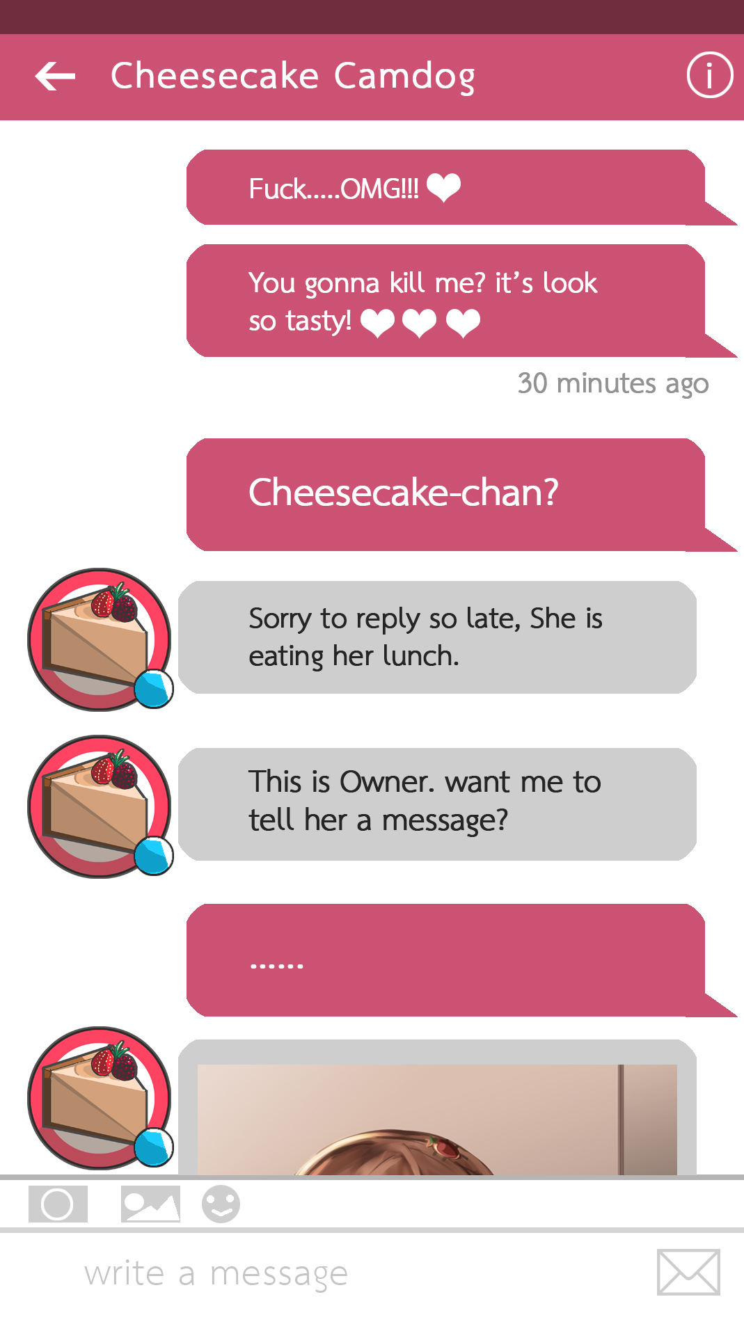 Message to Cheesecake page 10 full