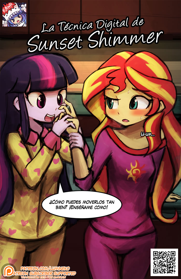 La Tecnica Digital de Sunset Shimmer page 1 full