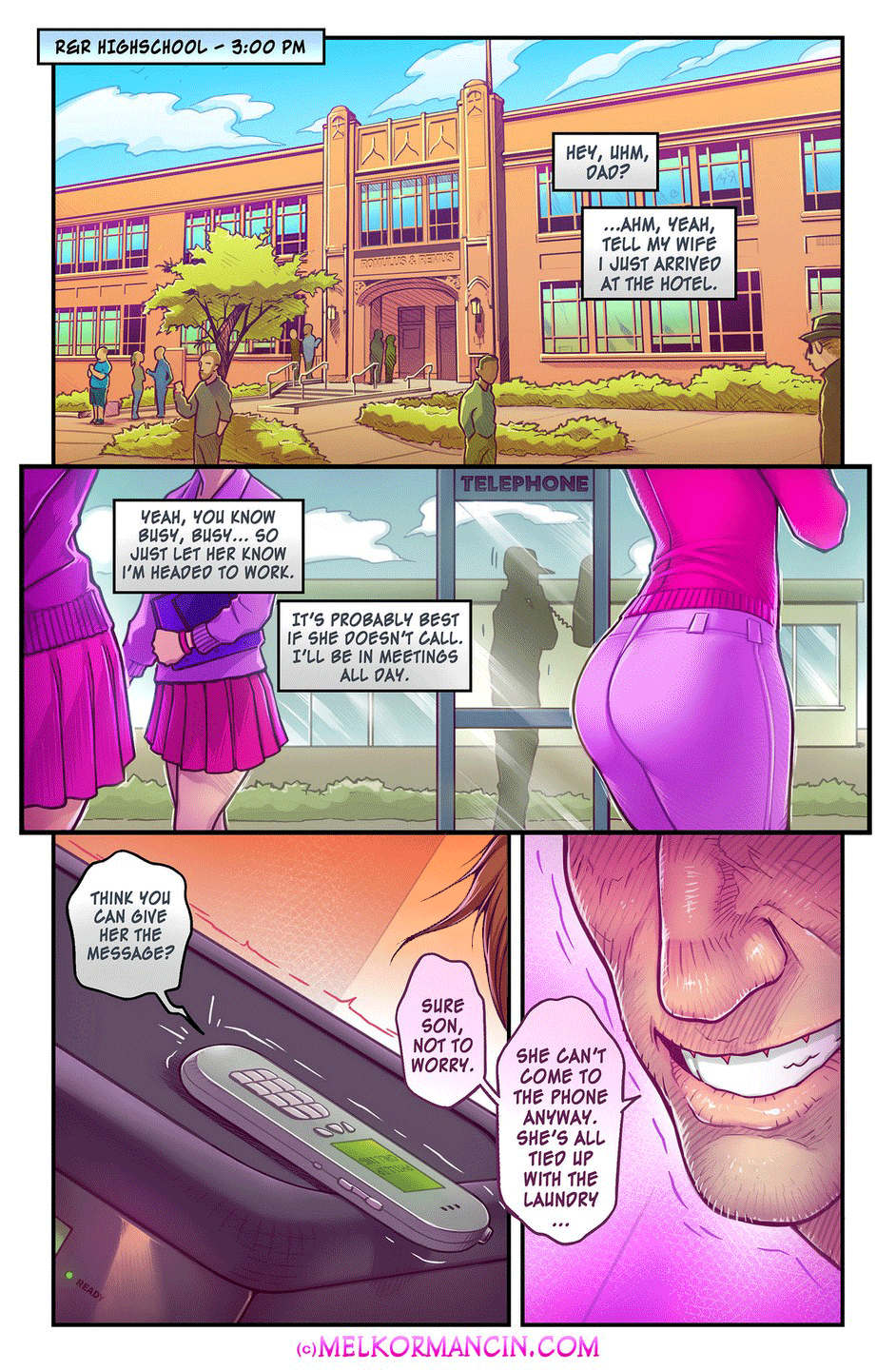 The Naughty In-Law  - 2 . The Naughty In-Law Animated - Incomplete - english page 1 full